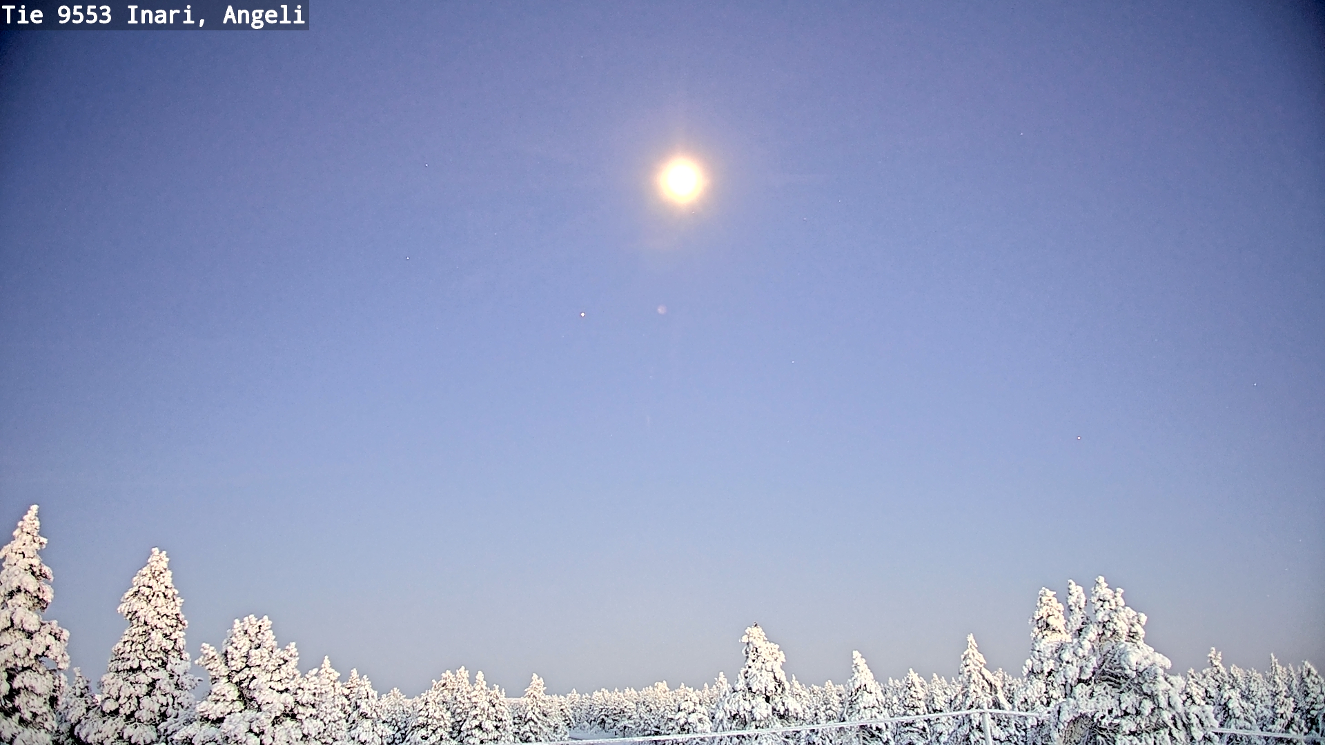 Weather Camera Image Road 9553 Inari, Angeli, Lintupuolivaara, Inari, Lappi