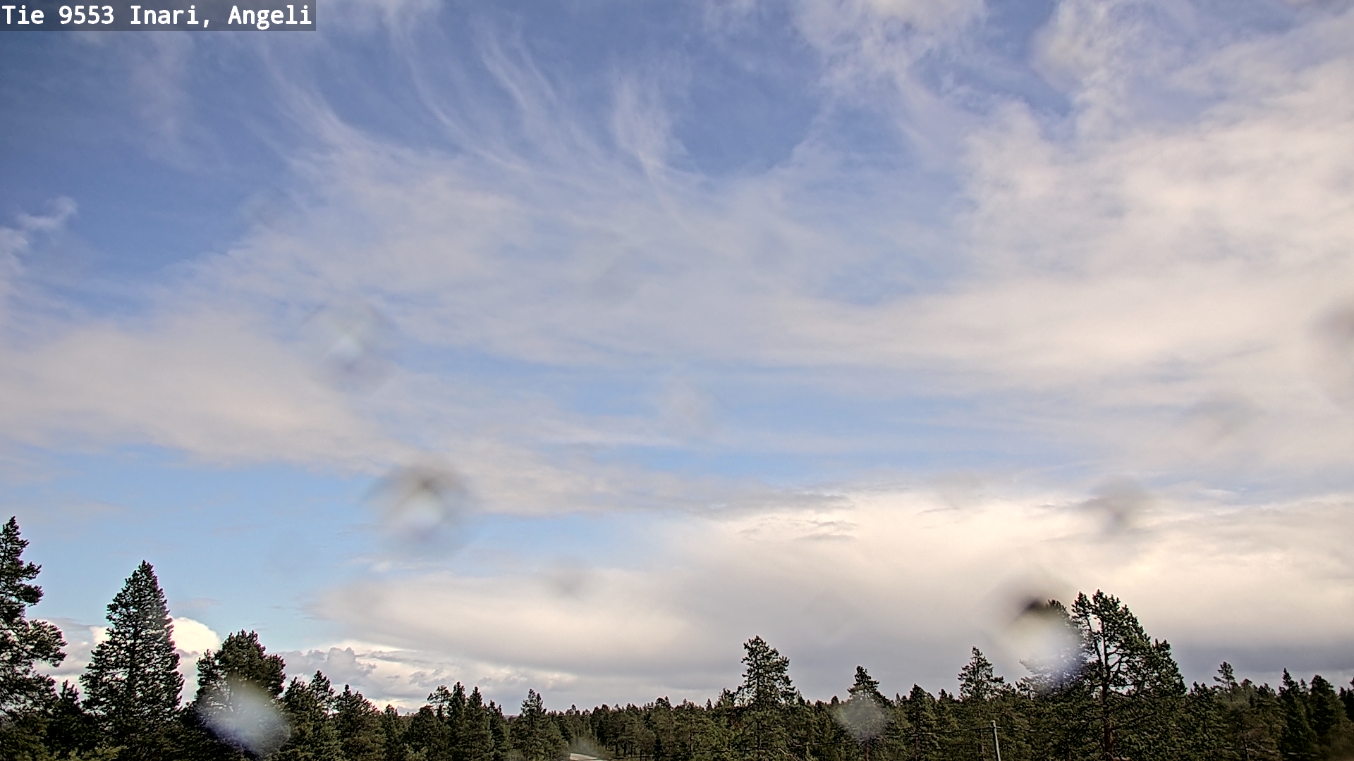 Weather Camera Image Road 9553 Inari, Angeli, Lintupuolivaara, Inari, Lappi