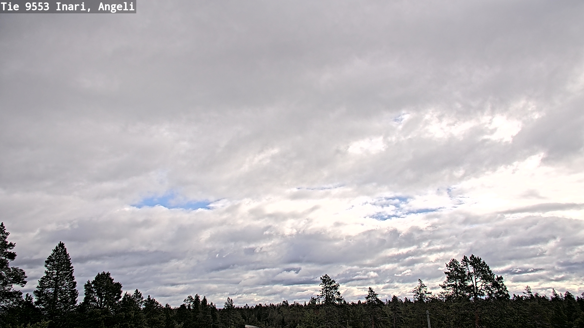 Weather Camera Image Road 9553 Inari, Angeli, Lintupuolivaara, Inari, Lappi