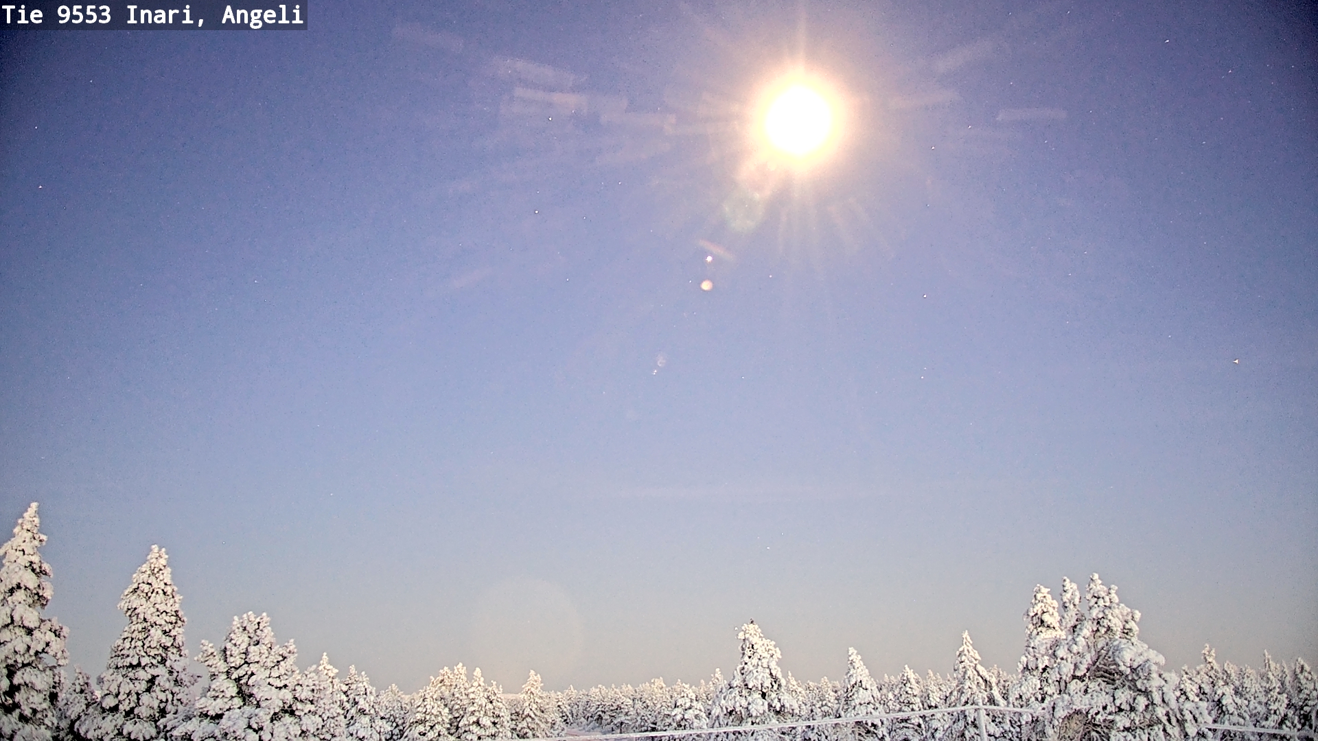 Weather Camera Image Road 9553 Inari, Angeli, Lintupuolivaara, Inari, Lappi
