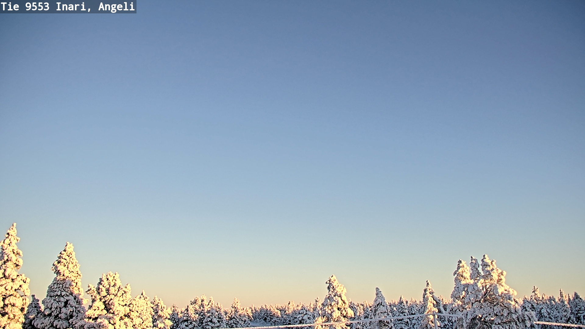 Weather Camera Image Road 9553 Inari, Angeli, Lintupuolivaara, Inari, Lappi