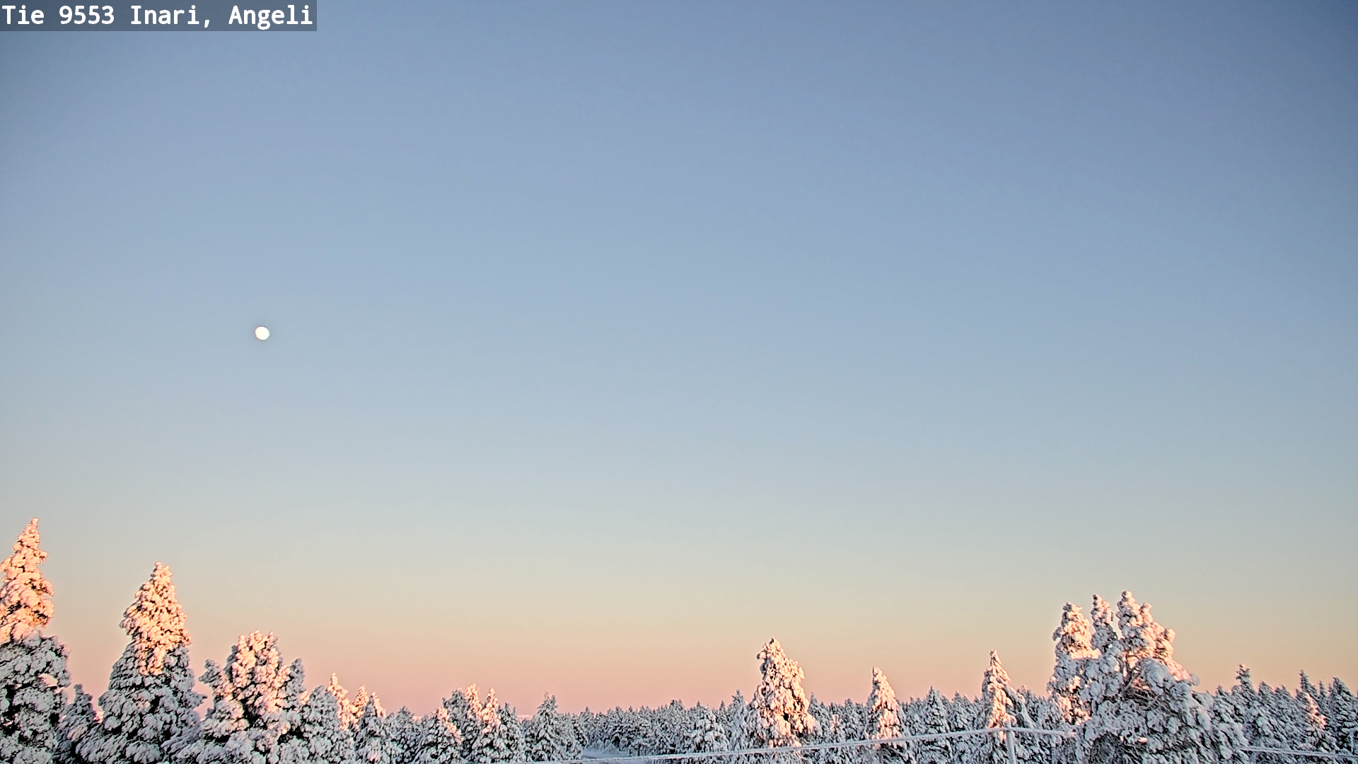 Weather Camera Image Road 9553 Inari, Angeli, Lintupuolivaara, Inari, Lappi