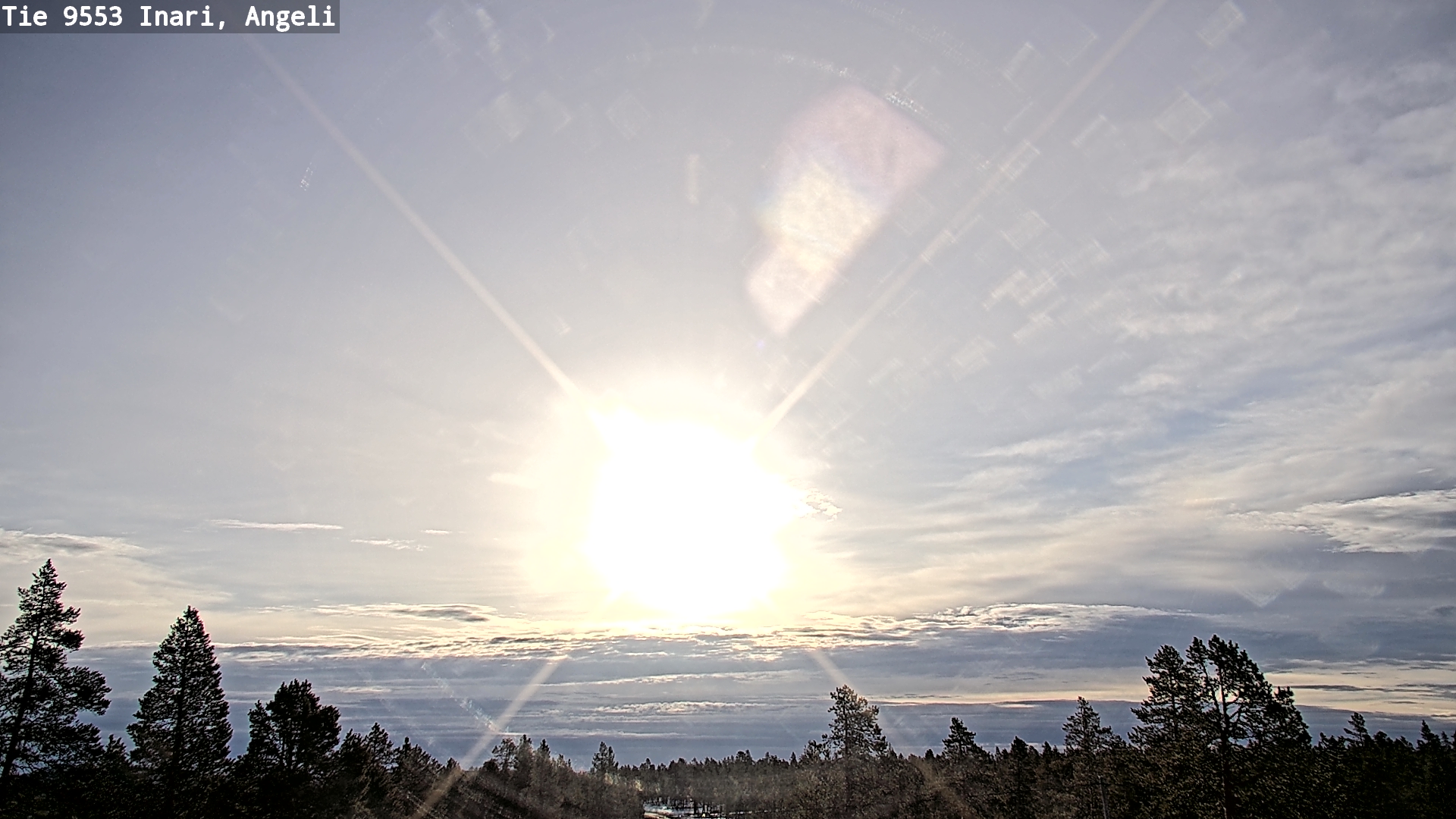 Weather Camera Image Road 9553 Inari, Angeli, Lintupuolivaara, Inari, Lappi