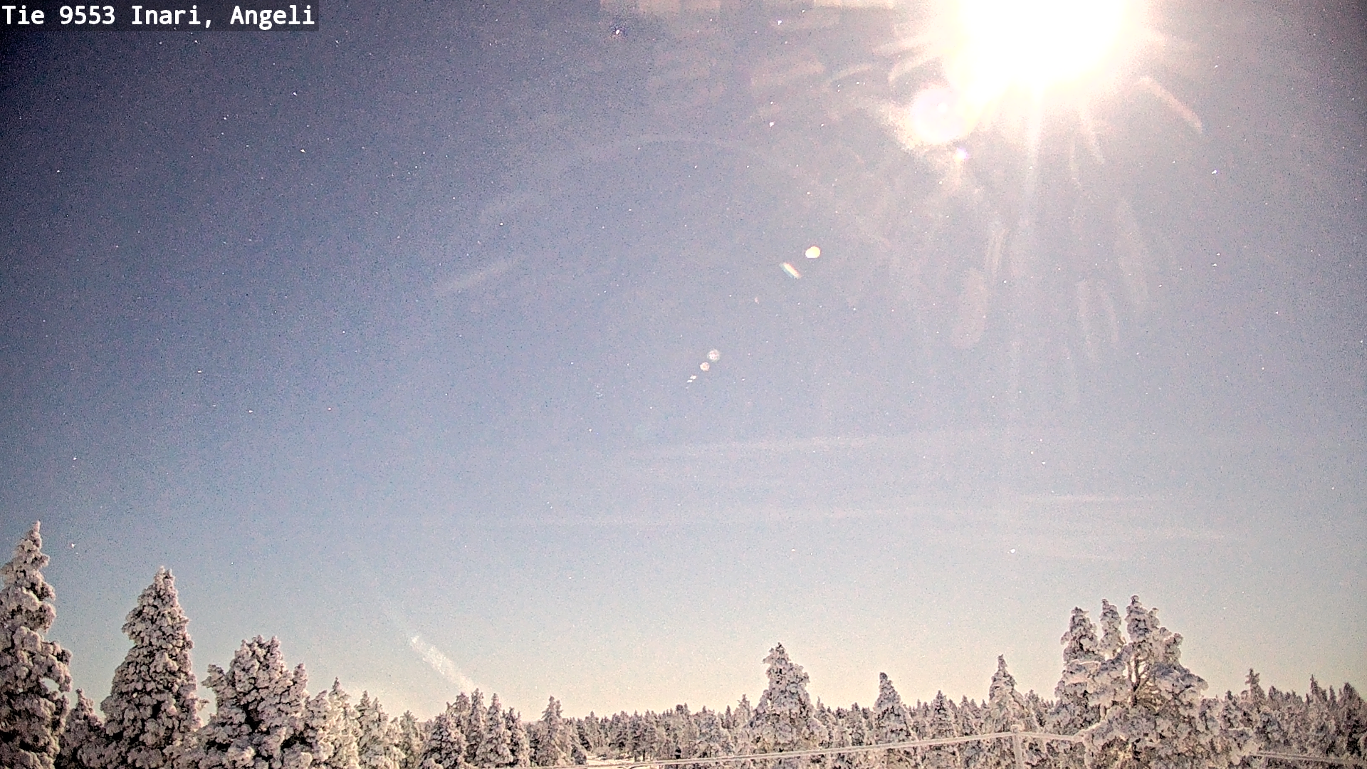 Weather Camera Image Road 9553 Inari, Angeli, Lintupuolivaara, Inari, Lappi