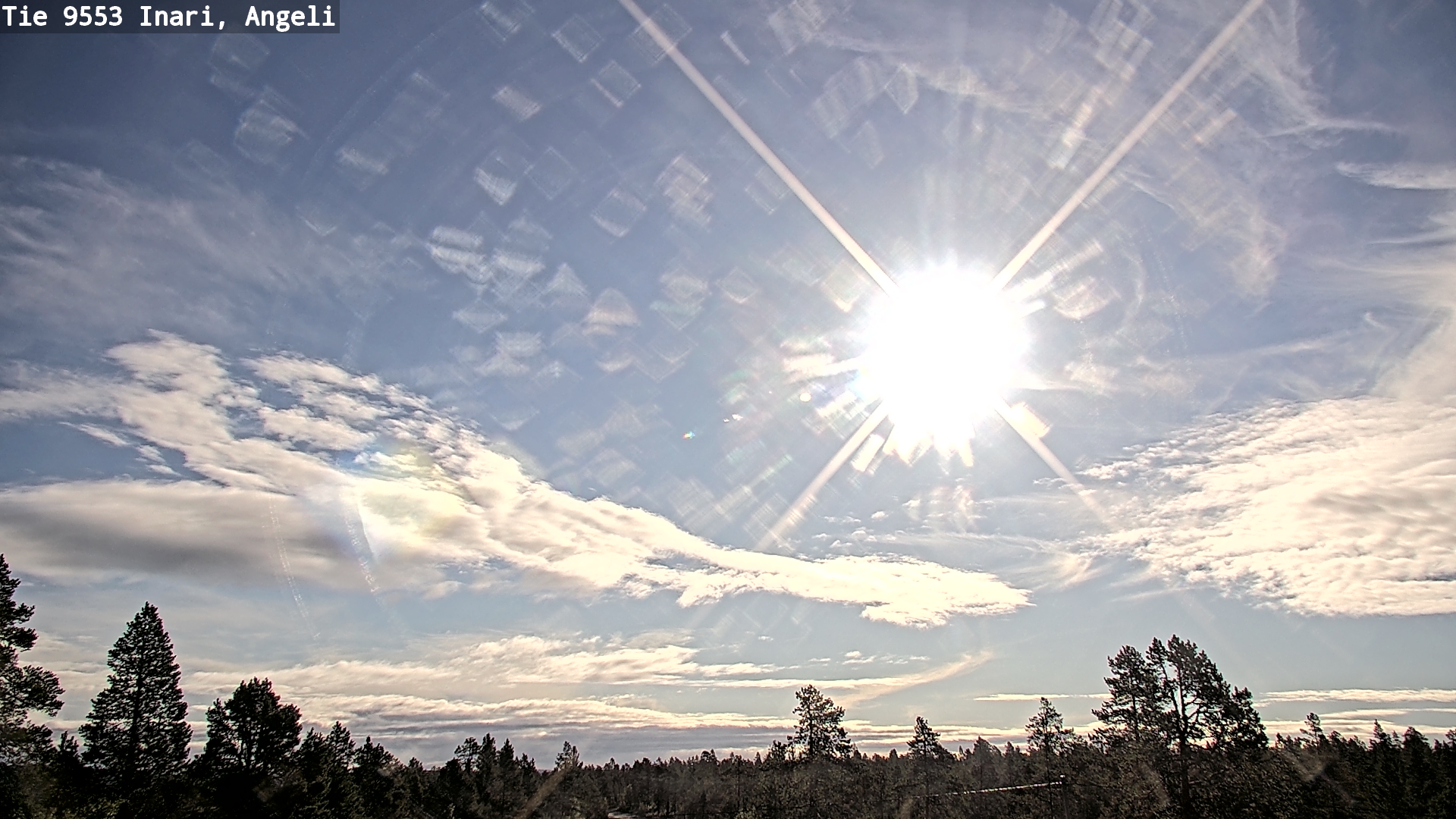 Weather Camera Image Road 9553 Inari, Angeli, Lintupuolivaara, Inari, Lappi
