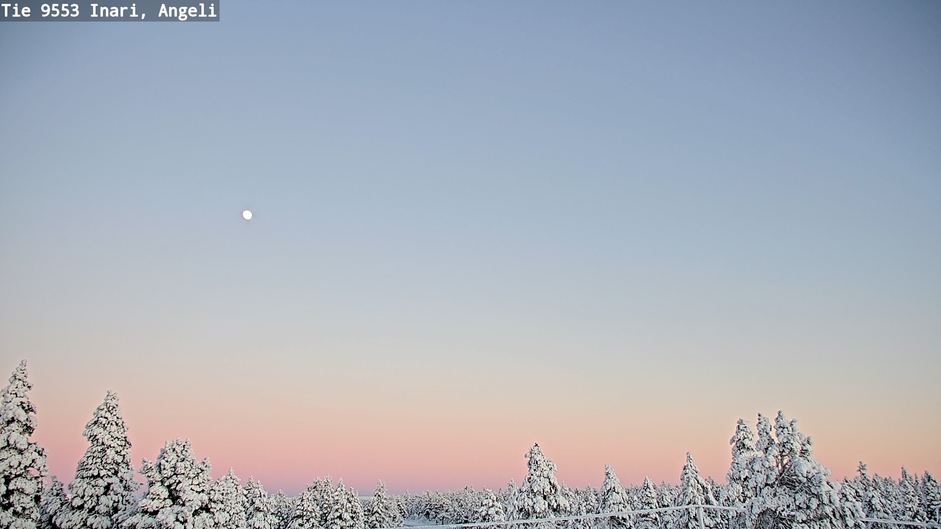 Weather Camera Image Road 9553 Inari, Angeli, Lintupuolivaara, Inari, Lappi