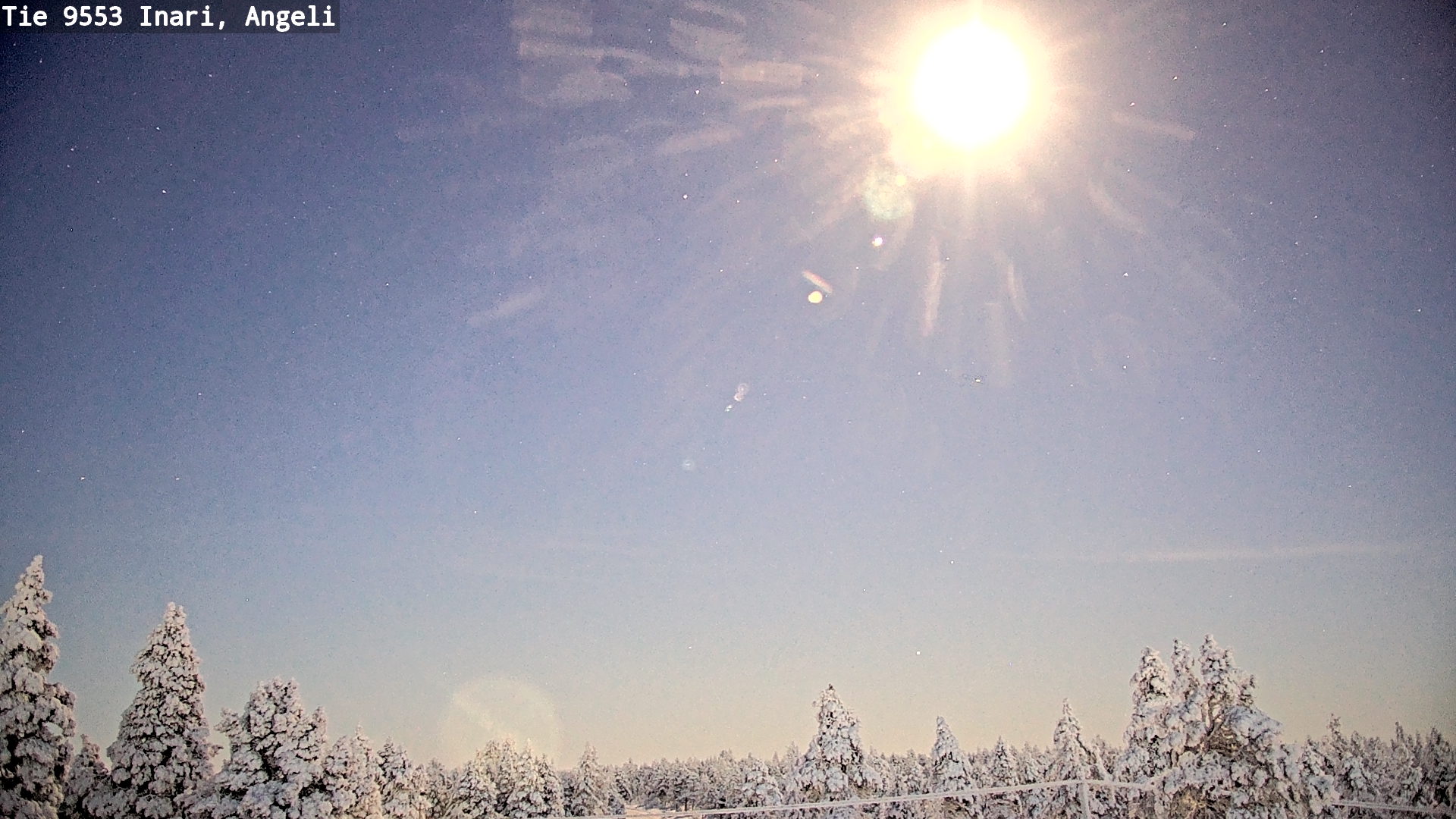 Weather Camera Image Road 9553 Inari, Angeli, Lintupuolivaara, Inari, Lappi