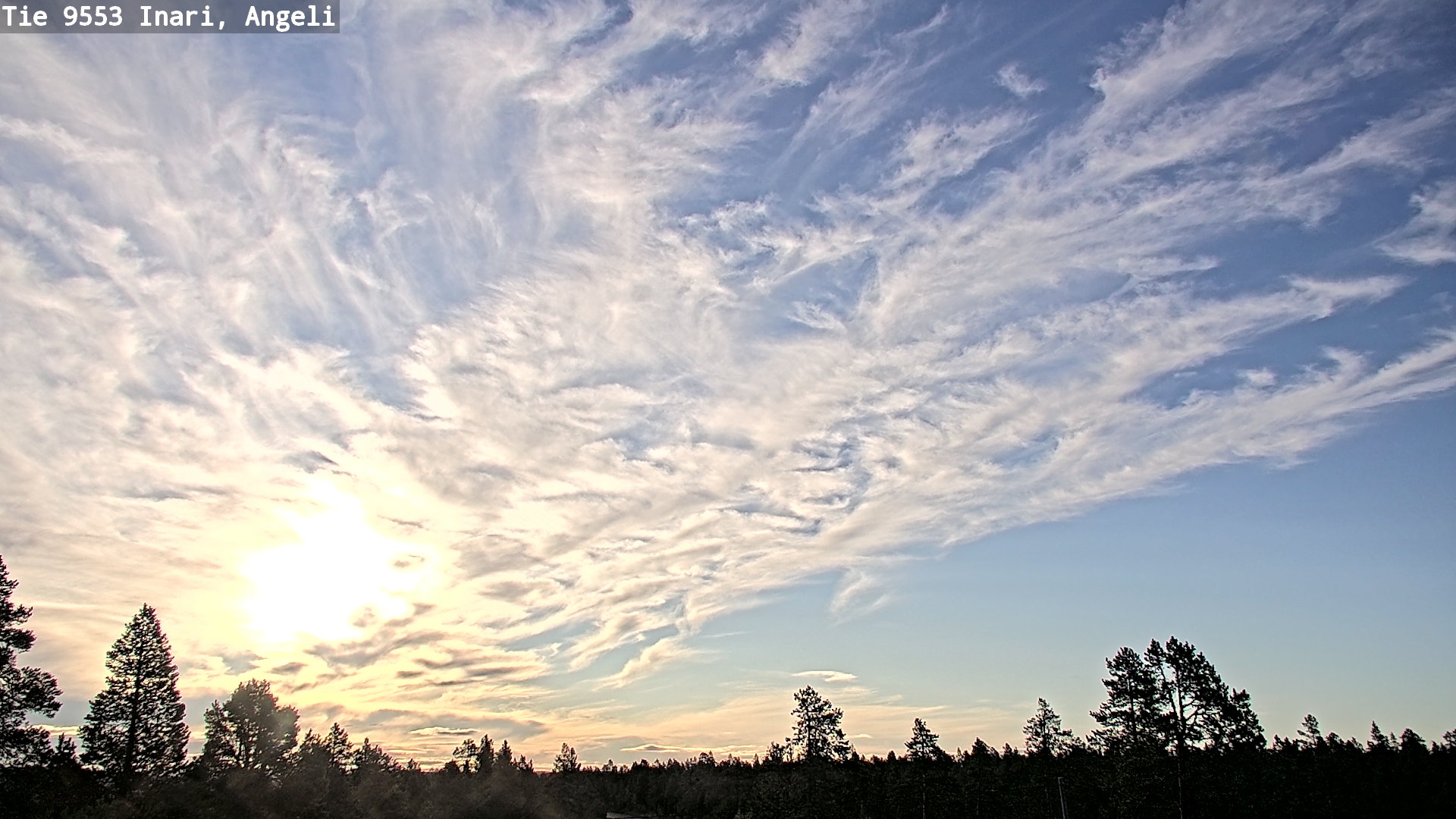 Weather Camera Image Road 9553 Inari, Angeli, Lintupuolivaara, Inari, Lappi