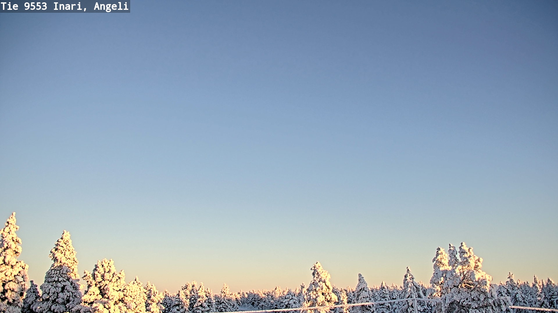 Weather Camera Image Road 9553 Inari, Angeli, Lintupuolivaara, Inari, Lappi