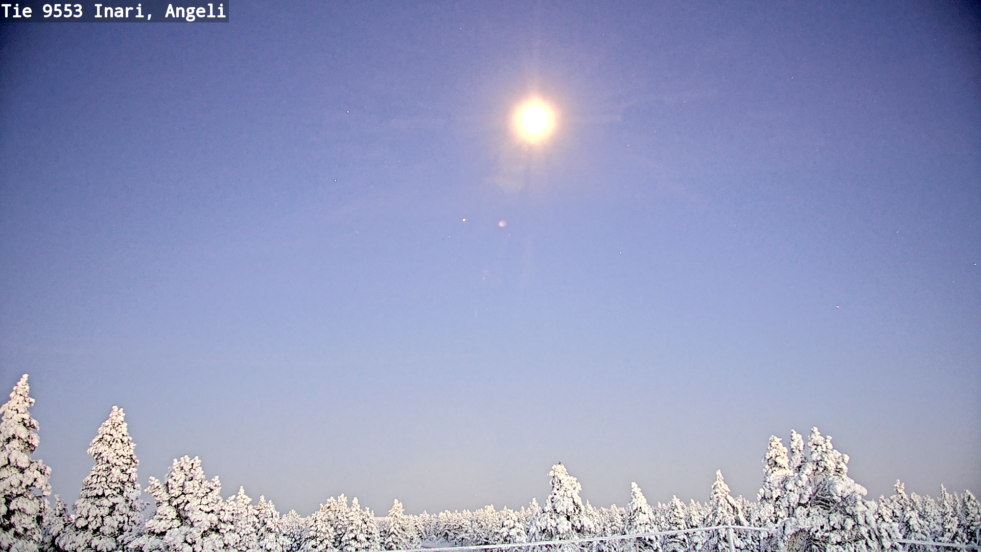 Weather Camera Image Road 9553 Inari, Angeli, Lintupuolivaara, Inari, Lappi