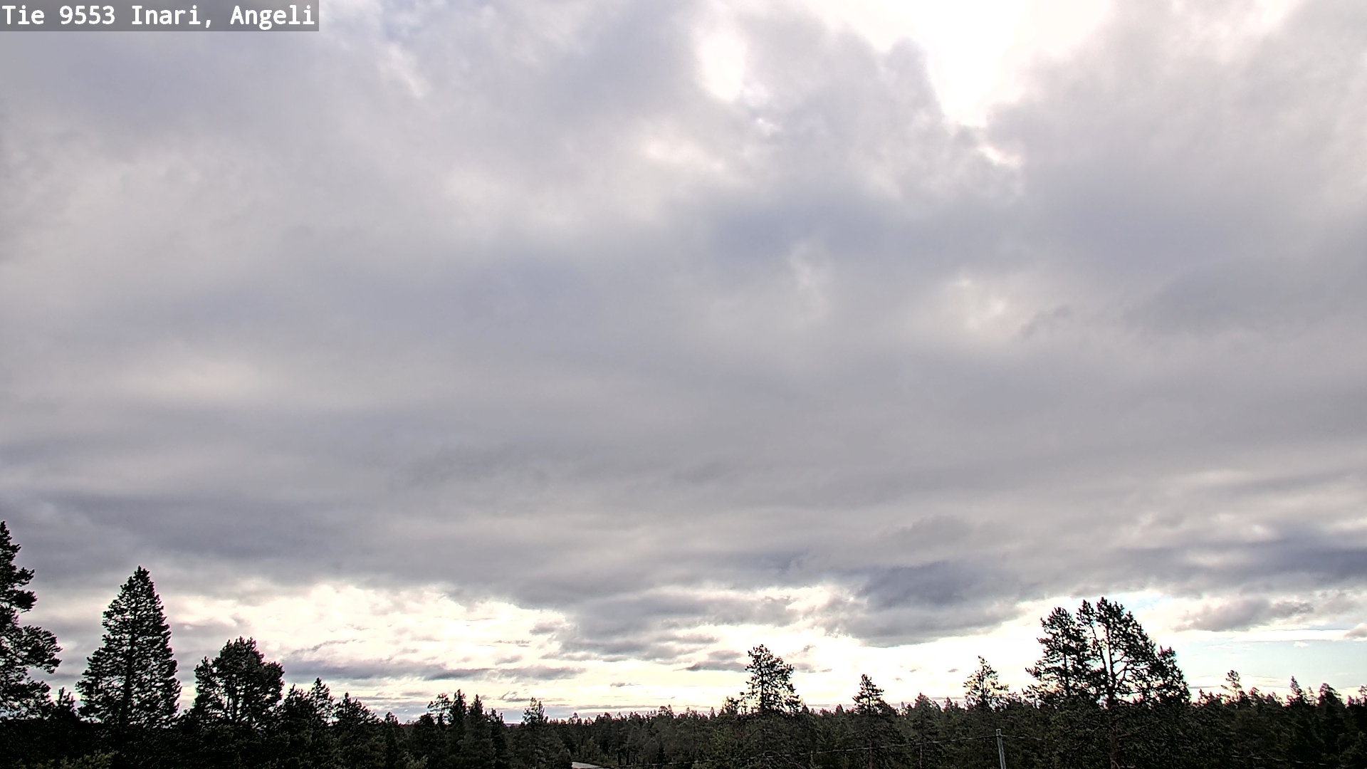 Weather Camera Image Road 9553 Inari, Angeli, Lintupuolivaara, Inari, Lappi