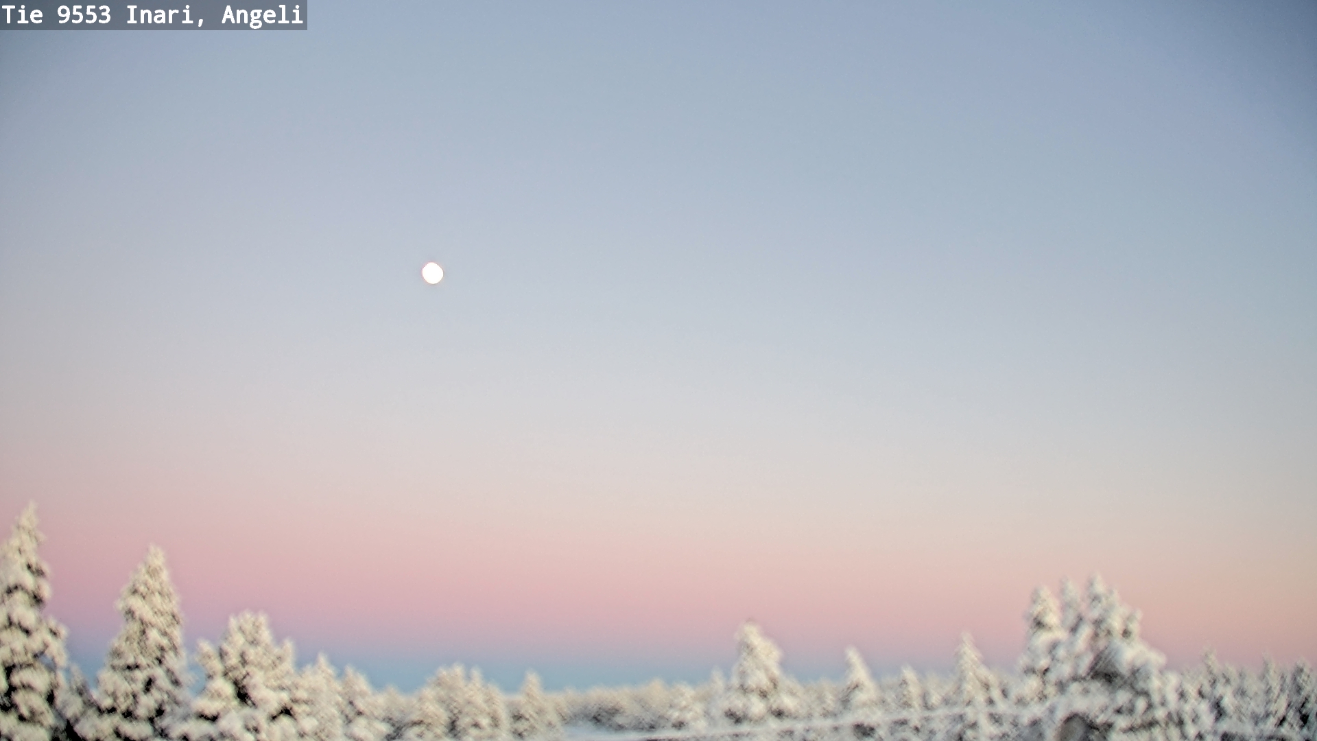 Weather Camera Image Road 9553 Inari, Angeli, Lintupuolivaara, Inari, Lappi