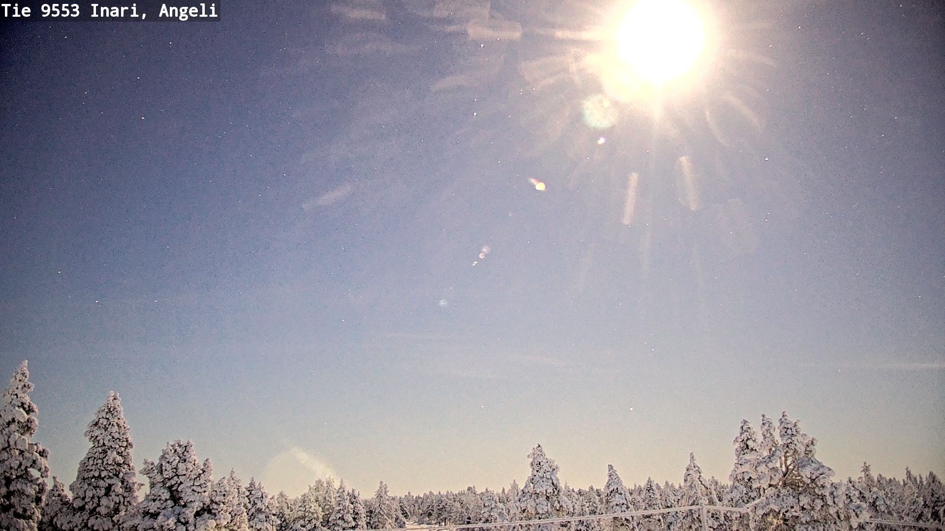 Weather Camera Image Road 9553 Inari, Angeli, Lintupuolivaara, Inari, Lappi