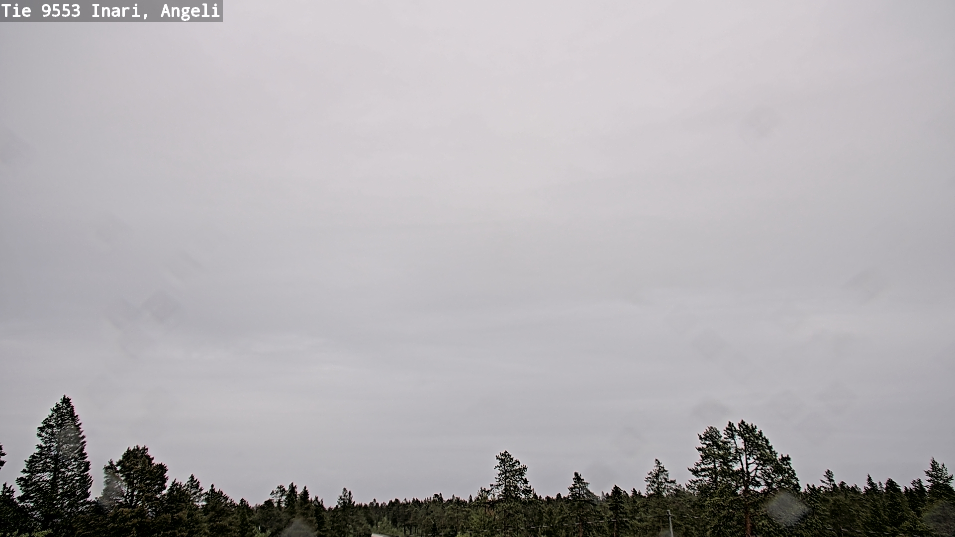 Weather Camera Image Väg 9553 Inari, Angeli, Lintupuolivaara, Inari, Lappi