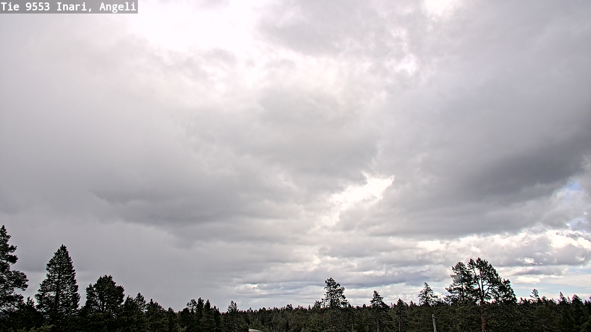Weather Camera Image Road 9553 Inari, Angeli, Lintupuolivaara, Inari, Lappi