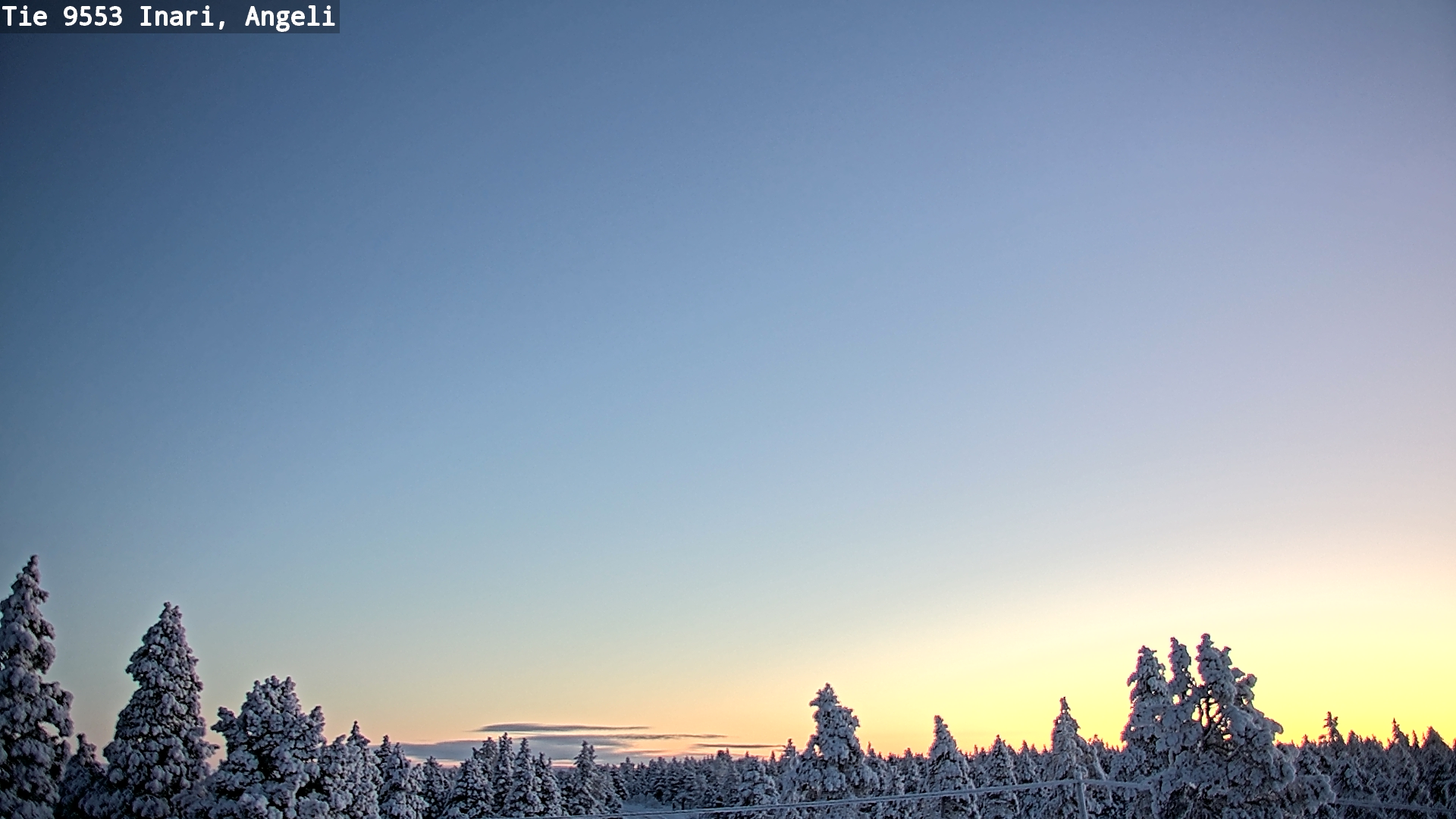 Kelikamerat Kuva Tie 9553 Inari, Angeli, Lintupuolivaara, Inari, Lappi