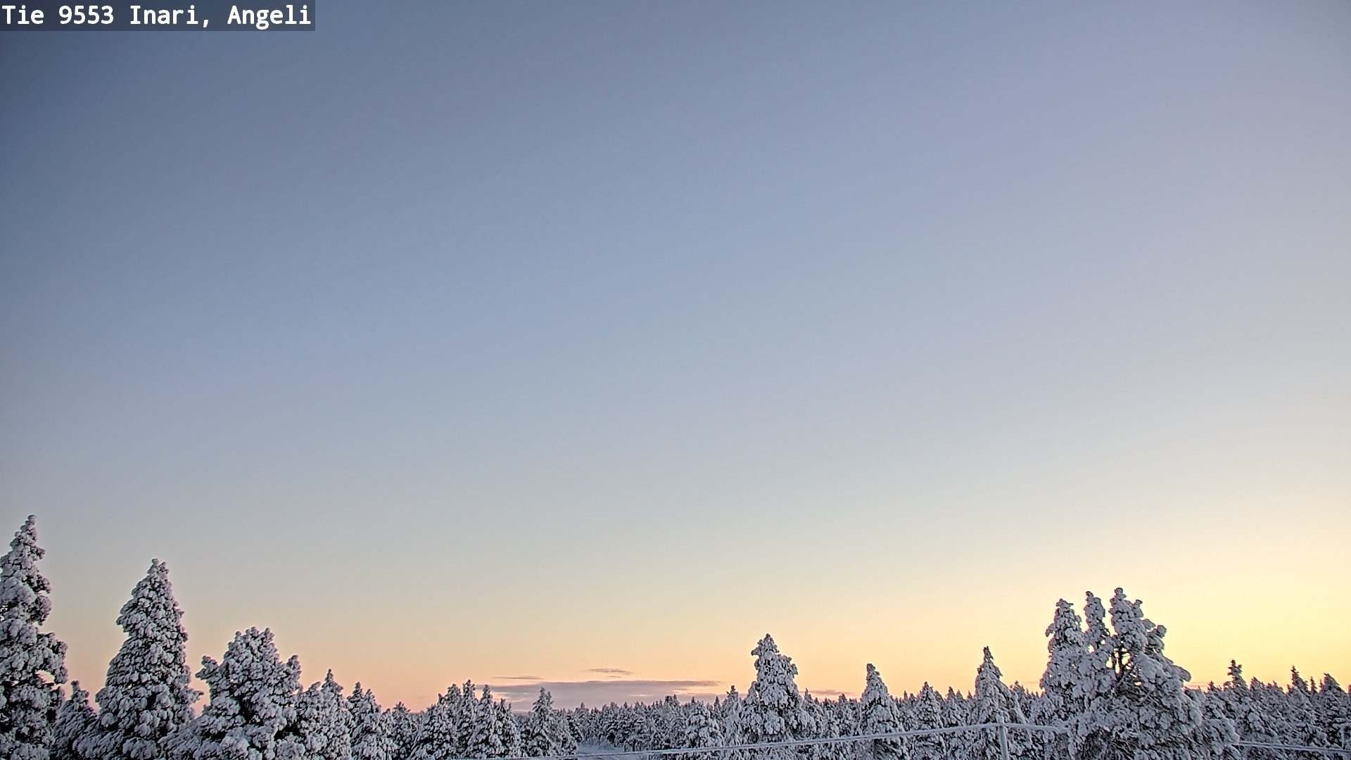 Weather Camera Image Road 9553 Inari, Angeli, Lintupuolivaara, Inari, Lappi