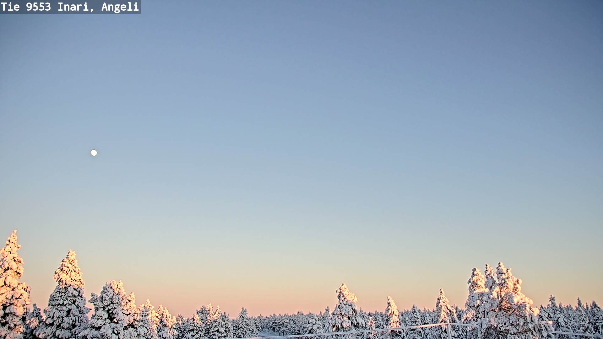Weather Camera Image Road 9553 Inari, Angeli, Lintupuolivaara, Inari, Lappi