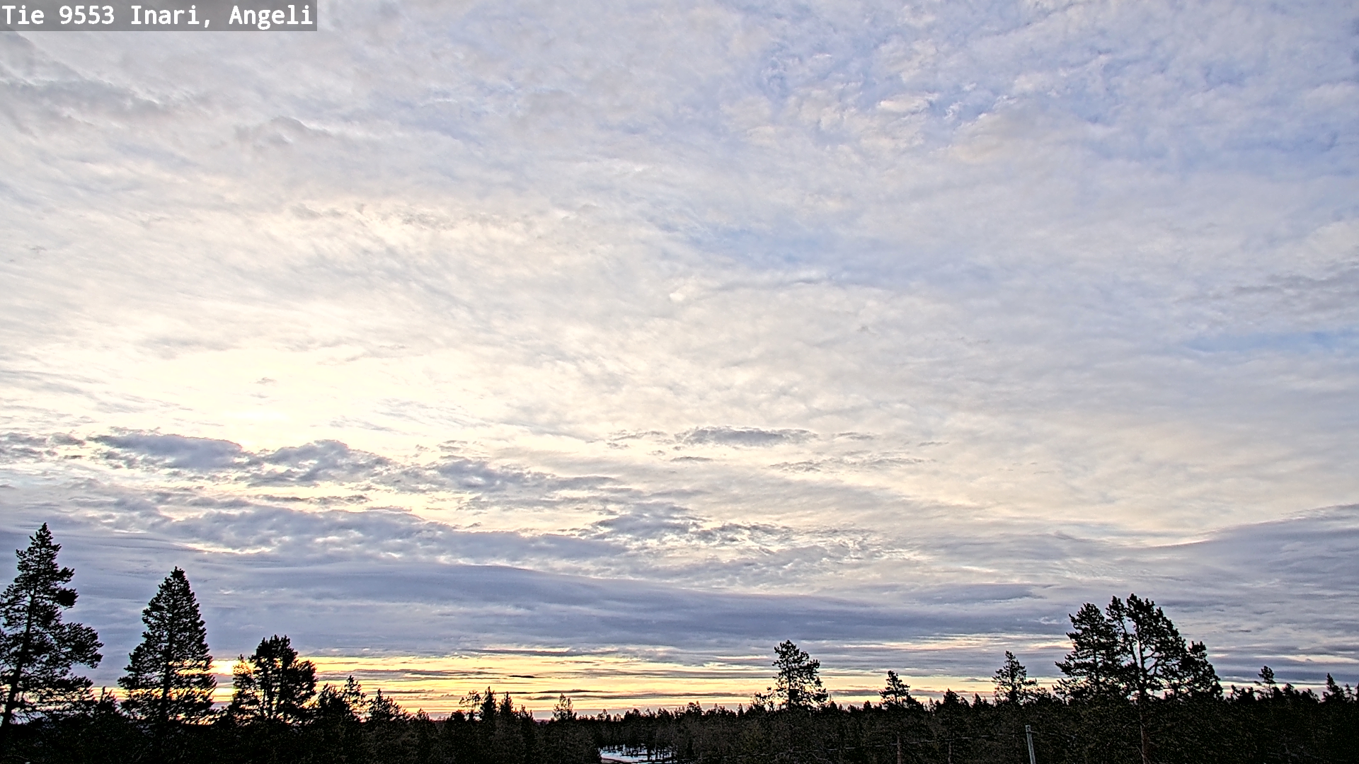Weather Camera Image Road 9553 Inari, Angeli, Lintupuolivaara, Inari, Lappi