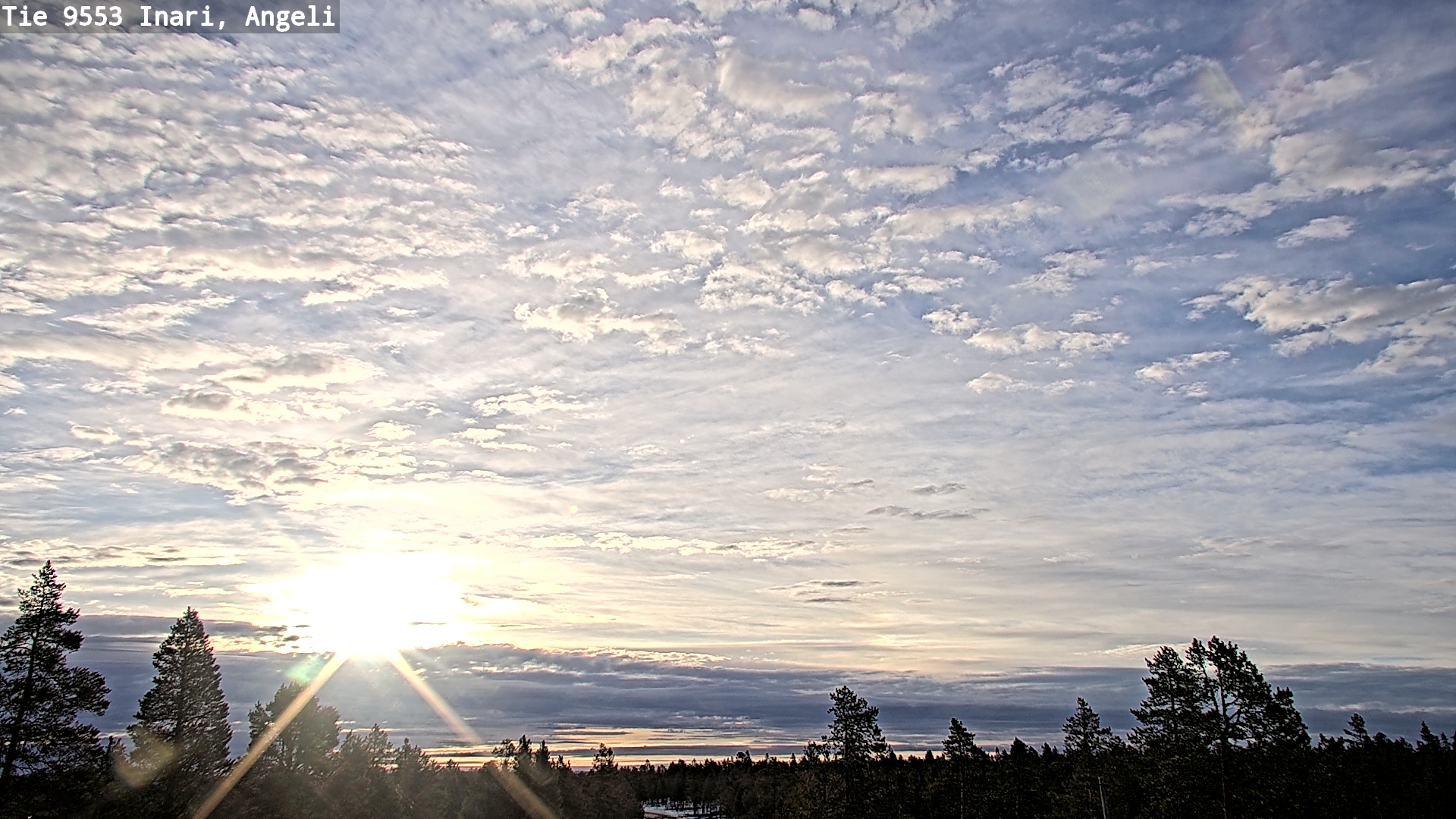 Weather Camera Image Road 9553 Inari, Angeli, Lintupuolivaara, Inari, Lappi