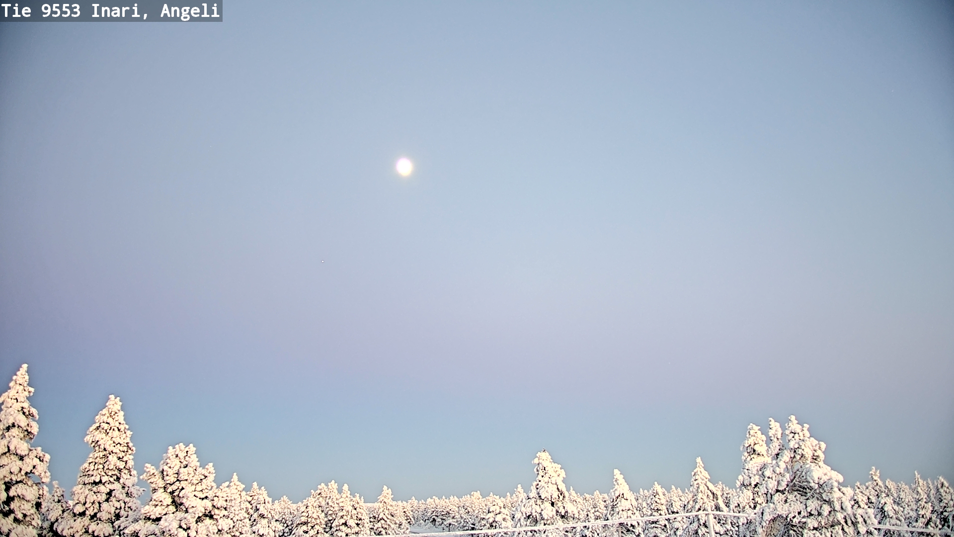 Weather Camera Image Road 9553 Inari, Angeli, Lintupuolivaara, Inari, Lappi