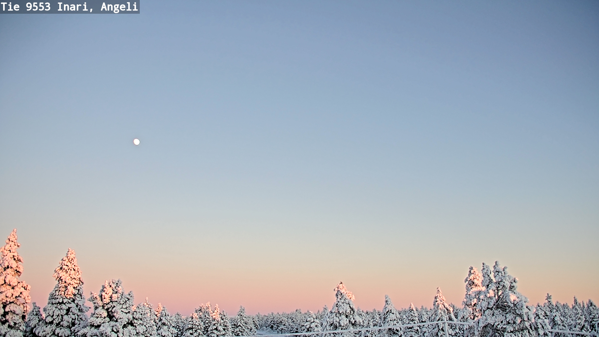 Weather Camera Image Road 9553 Inari, Angeli, Lintupuolivaara, Inari, Lappi