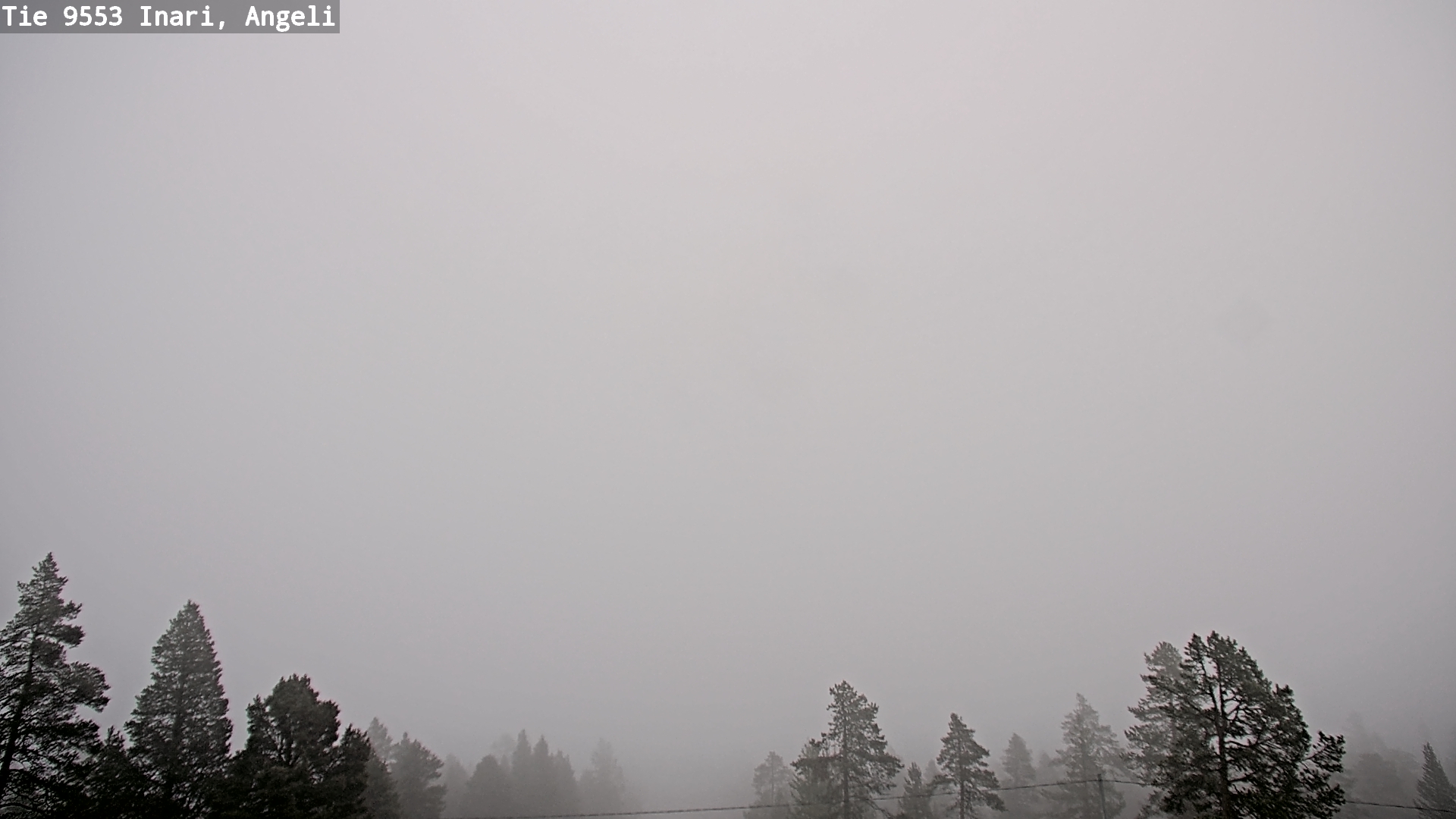 Weather Camera Image Väg 9553 Inari, Angeli, Lintupuolivaara, Inari, Lappi