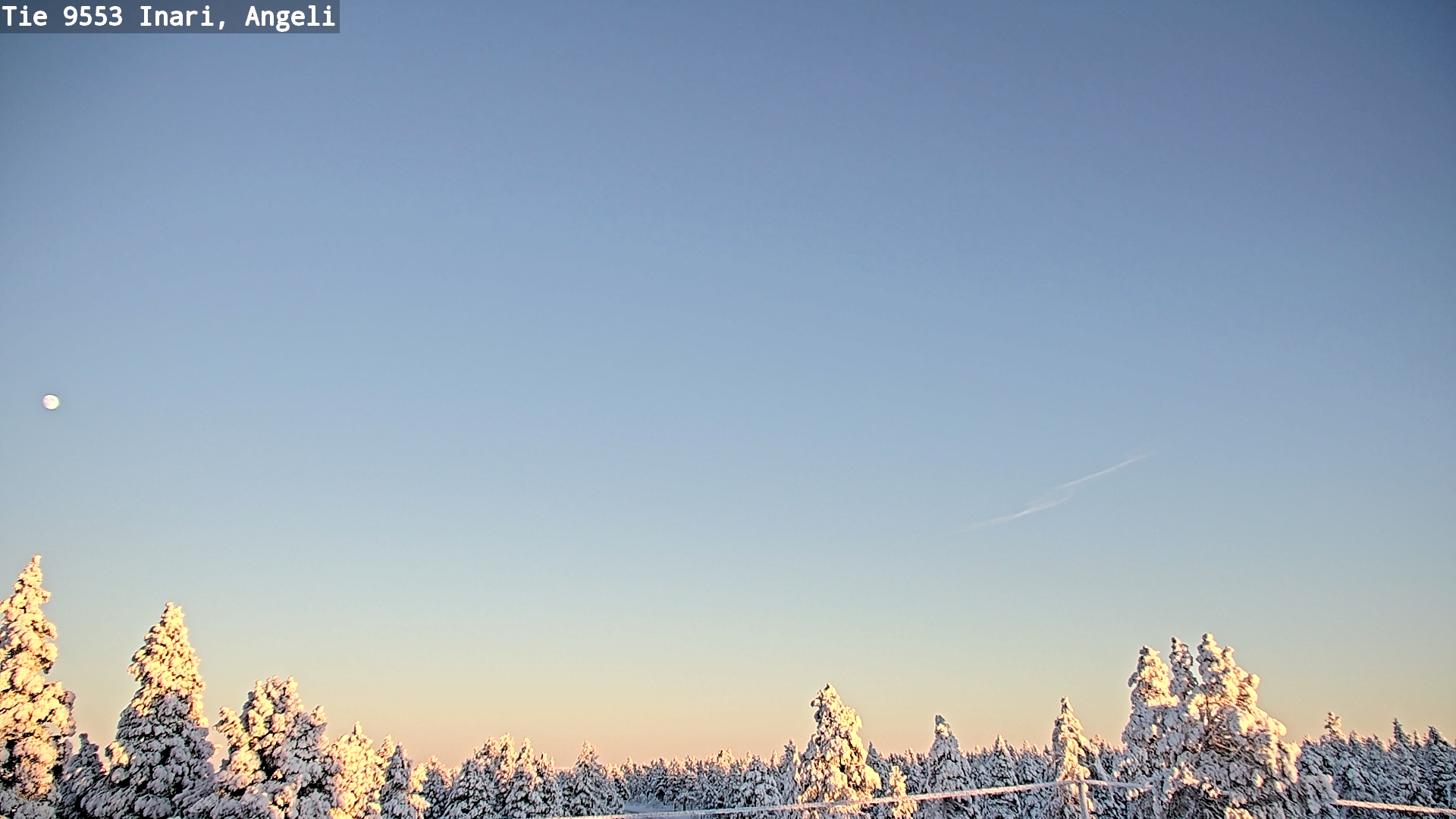 Weather Camera Image Road 9553 Inari, Angeli, Lintupuolivaara, Inari, Lappi