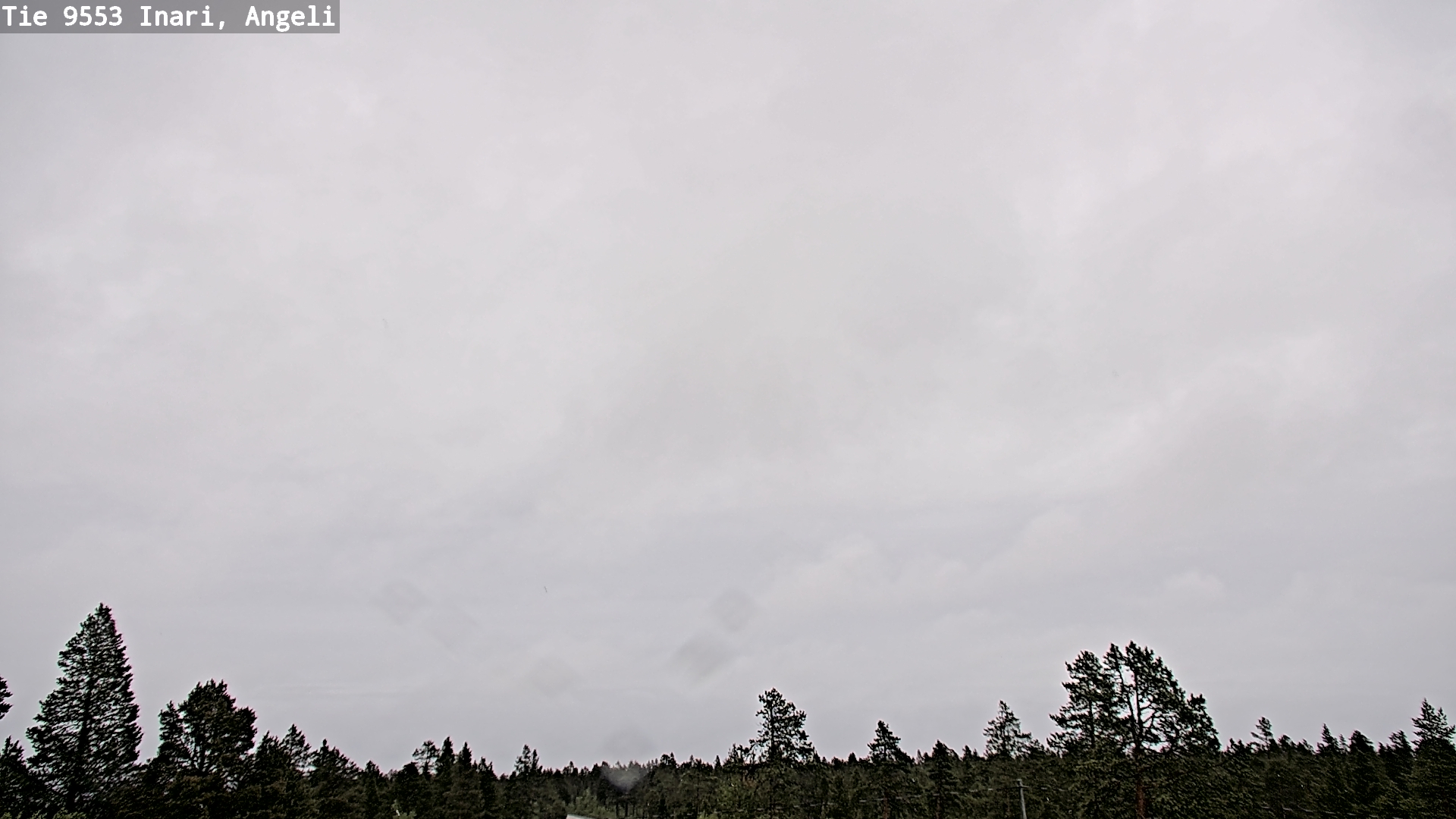 Weather Camera Image Väg 9553 Inari, Angeli, Lintupuolivaara, Inari, Lappi