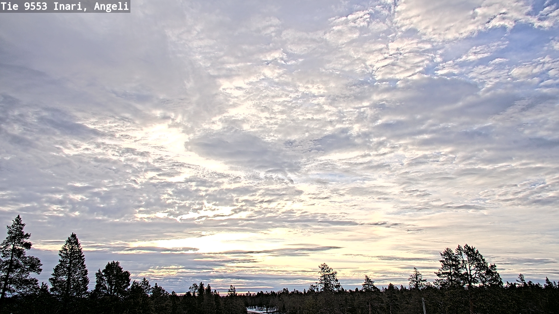 Weather Camera Image Road 9553 Inari, Angeli, Lintupuolivaara, Inari, Lappi