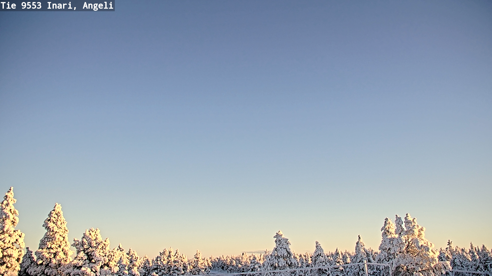 Weather Camera Image Road 9553 Inari, Angeli, Lintupuolivaara, Inari, Lappi