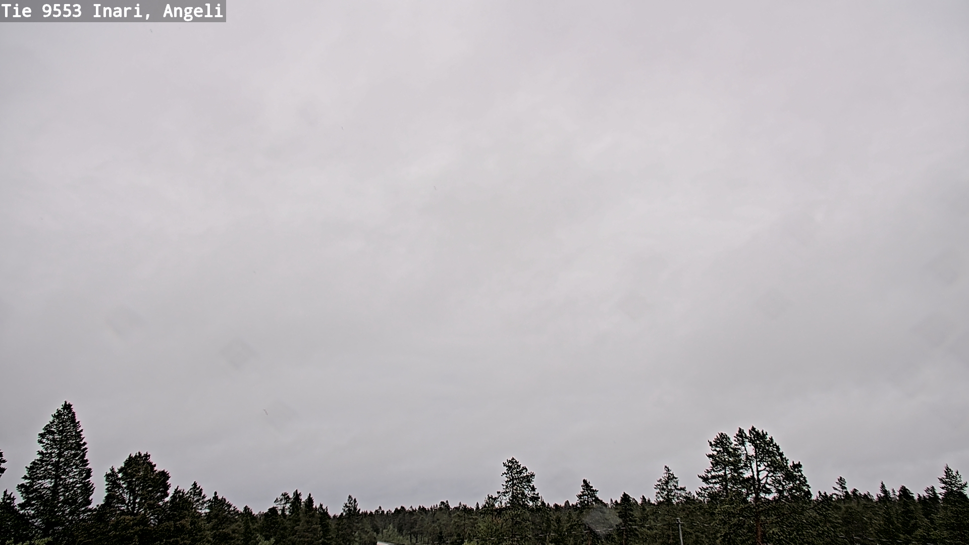 Weather Camera Image Väg 9553 Inari, Angeli, Lintupuolivaara, Inari, Lappi