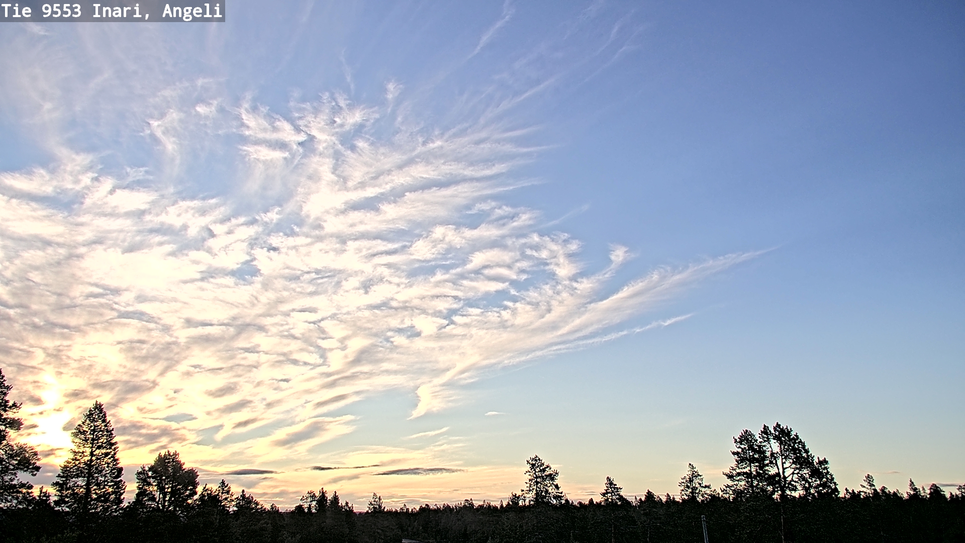 Kelikamerat Kuva Tie 9553 Inari, Angeli, Lintupuolivaara, Inari, Lappi