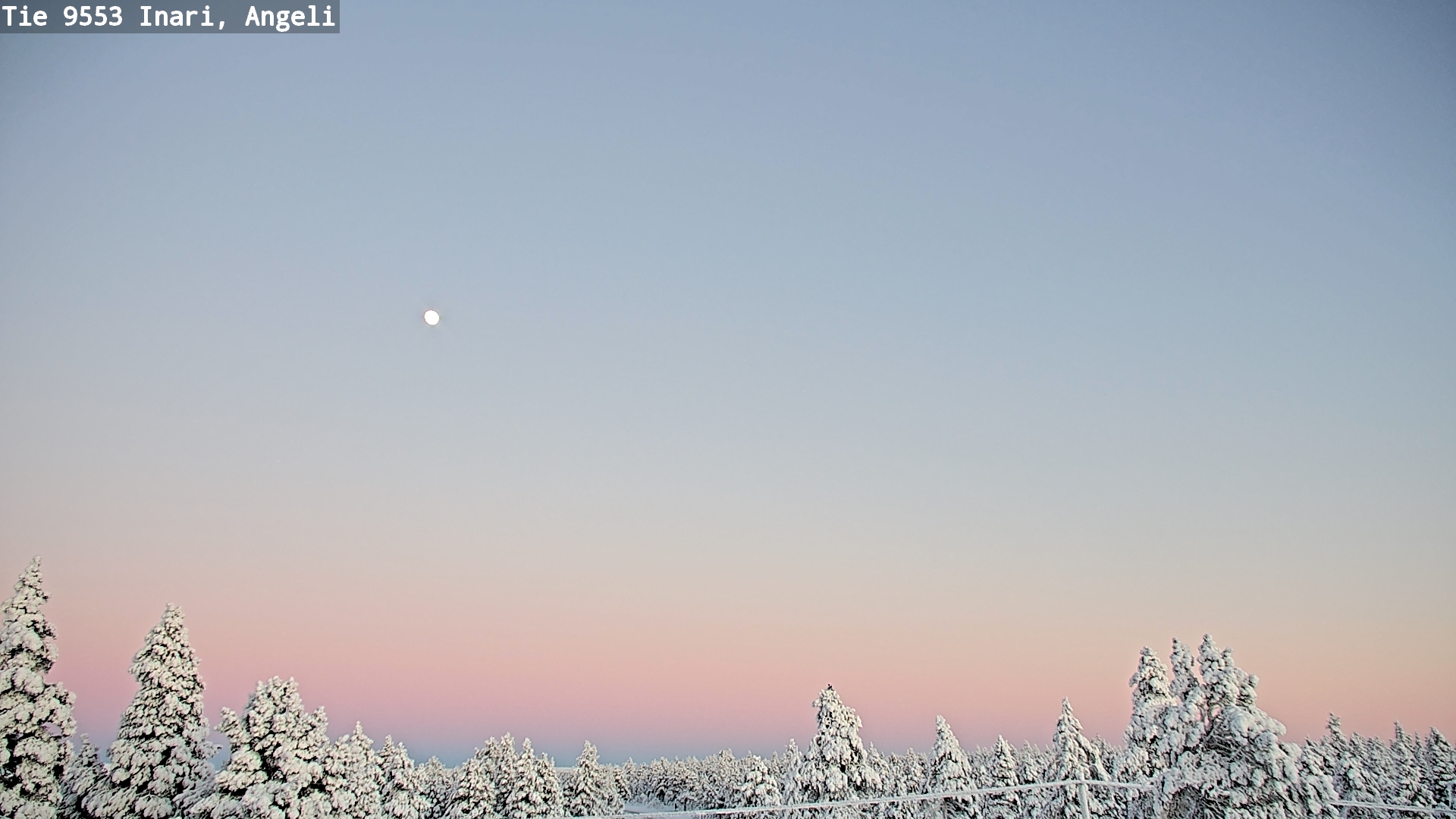 Weather Camera Image Road 9553 Inari, Angeli, Lintupuolivaara, Inari, Lappi