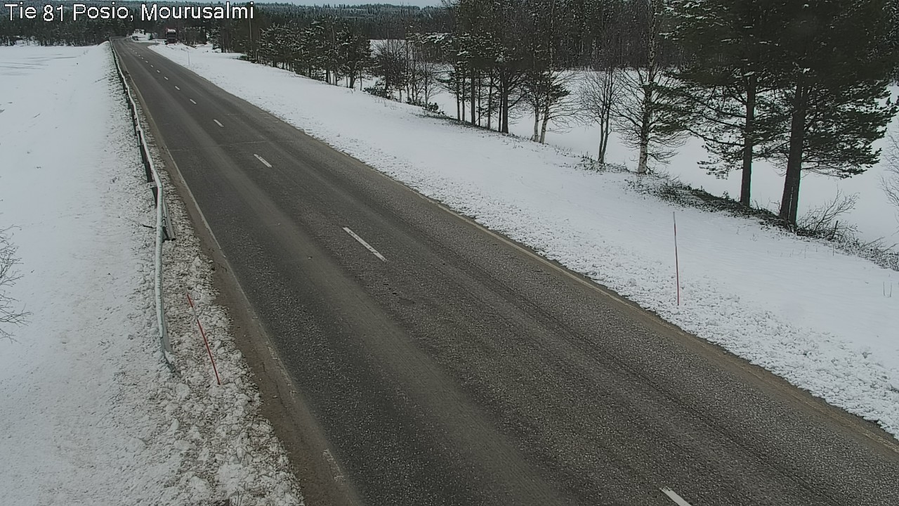 Kelikamerat Kuva Tie 81 Posio, Mourusalmi, Posio, Lappi