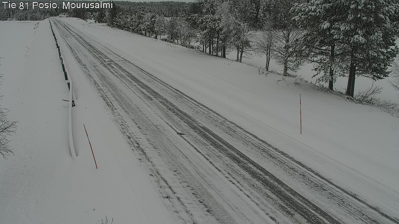 Weather Camera Image Väg 81 Posio, Mourusalmi, Posio, Lappi