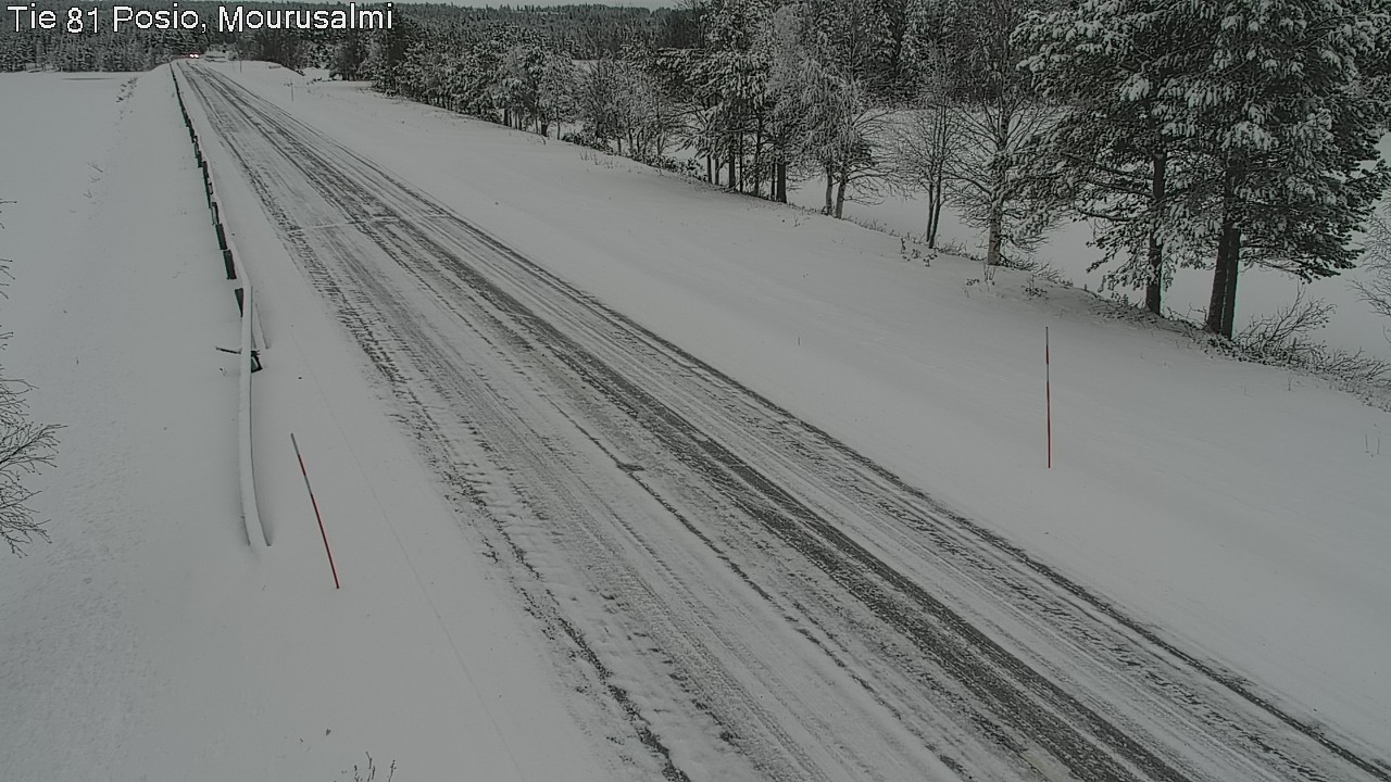 Weather Camera Image Väg 81 Posio, Mourusalmi, Posio, Lappi