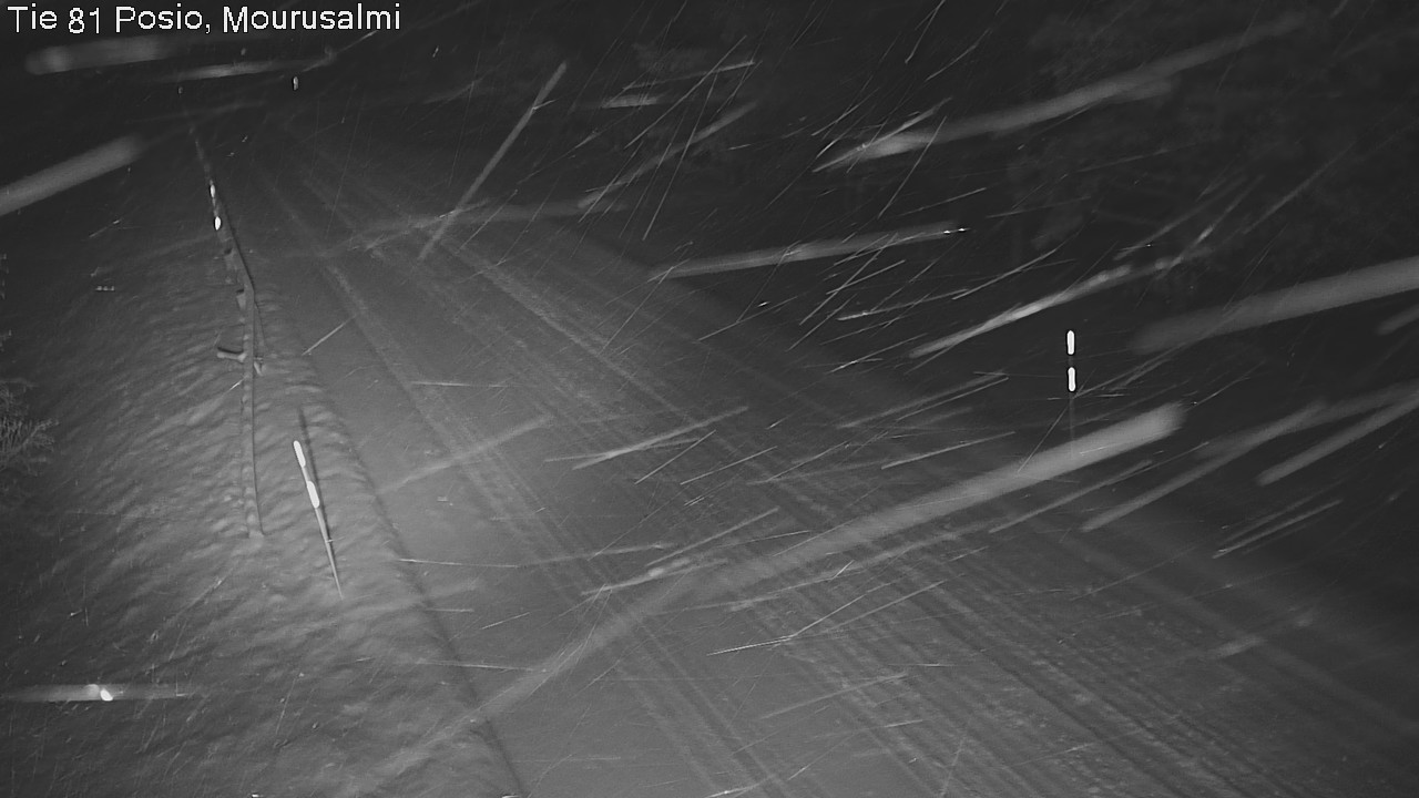 Weather Camera Image Väg 81 Posio, Mourusalmi, Posio, Lappi