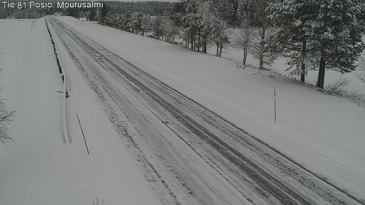 Weather Camera Image Väg 81 Posio, Mourusalmi, Posio, Lappi