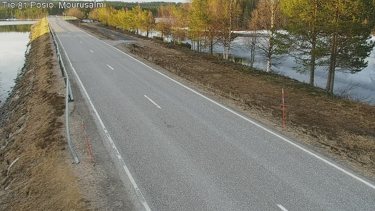 Weather Camera Image Road 81 Posio, Mourusalmi, Posio, Lappi