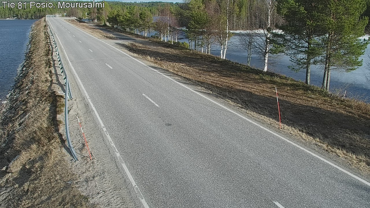 Weather Camera Image Väg 81 Posio, Mourusalmi, Posio, Lappi