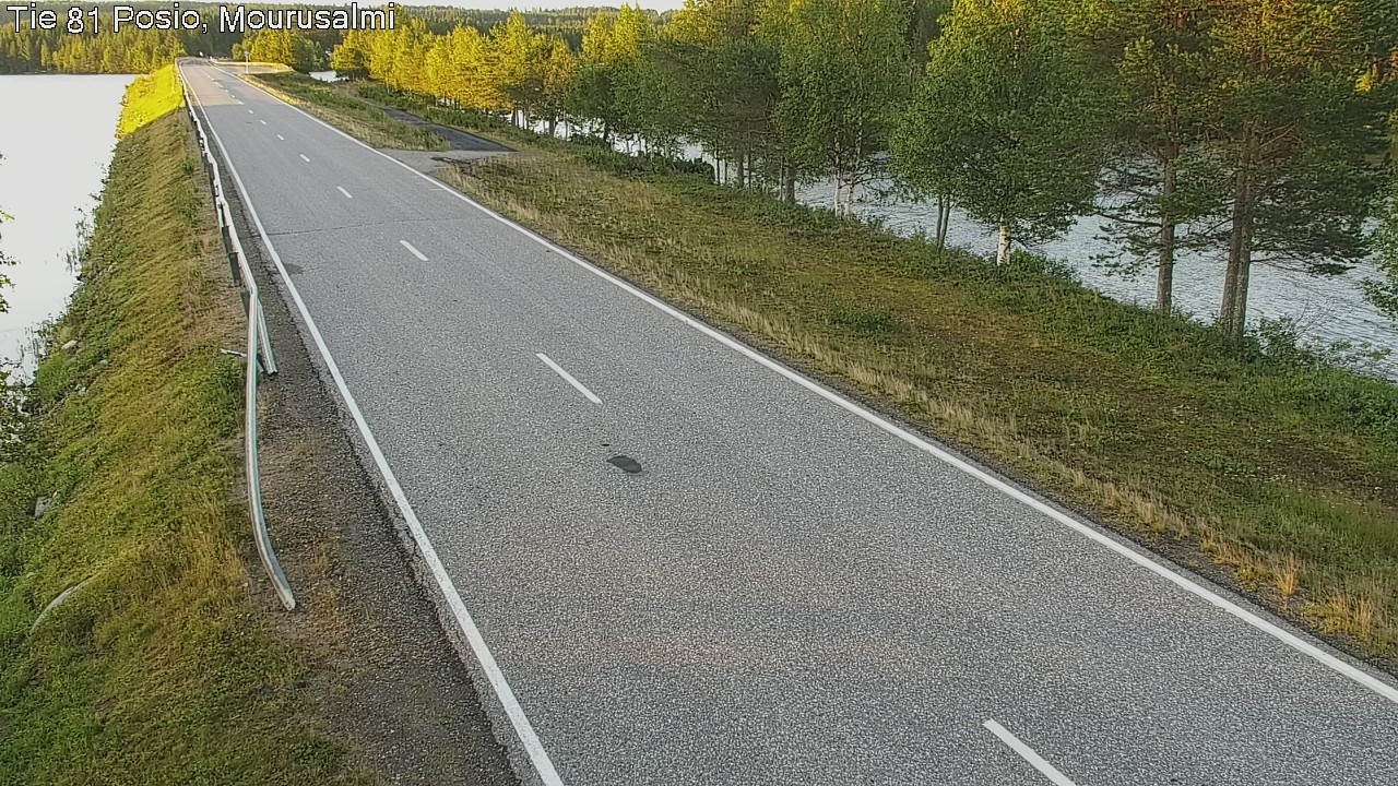 Kelikamerat Kuva Tie 81 Posio, Mourusalmi, Posio, Lappi
