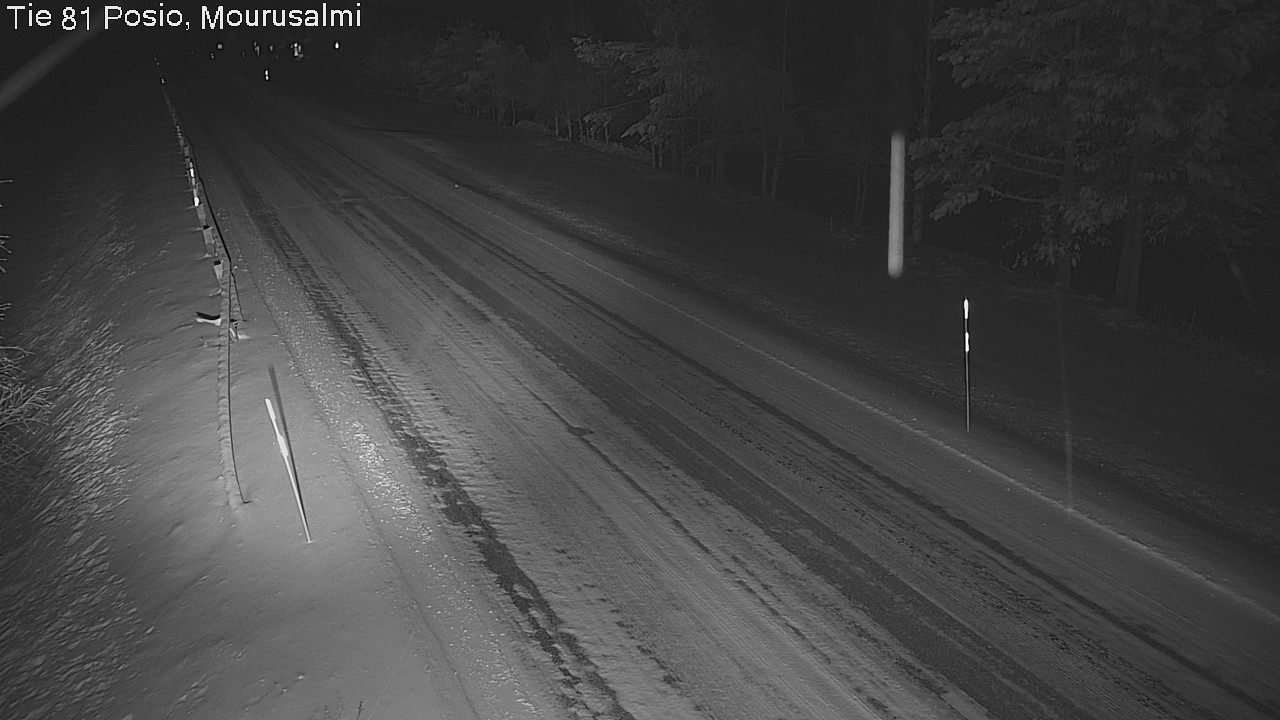 Weather Camera Image Väg 81 Posio, Mourusalmi, Posio, Lappi