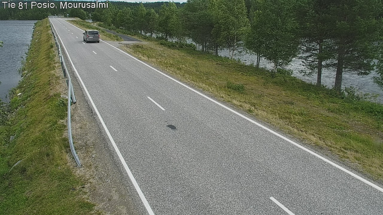 Kelikamerat Kuva Tie 81 Posio, Mourusalmi, Posio, Lappi
