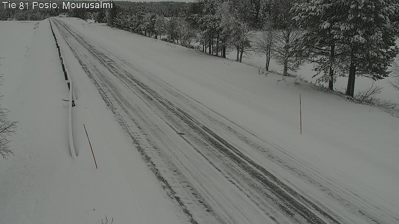 Weather Camera Image Väg 81 Posio, Mourusalmi, Posio, Lappi