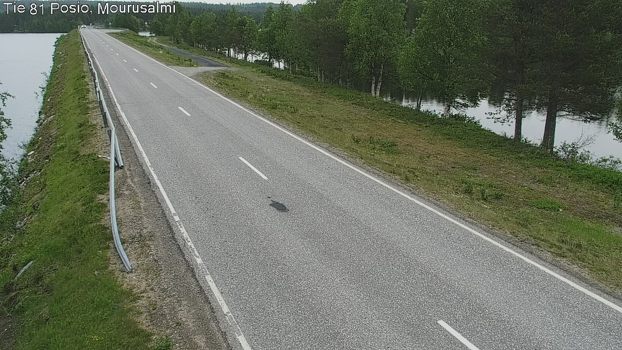 Kelikamerat Kuva Tie 81 Posio, Mourusalmi, Posio, Lappi