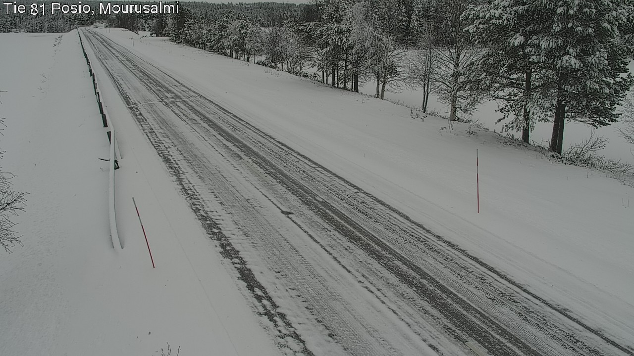 Weather Camera Image Väg 81 Posio, Mourusalmi, Posio, Lappi