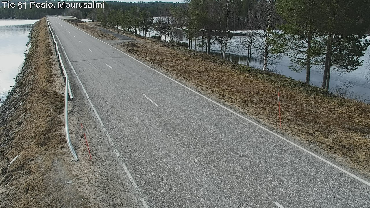 Weather Camera Image Road 81 Posio, Mourusalmi, Posio, Lappi