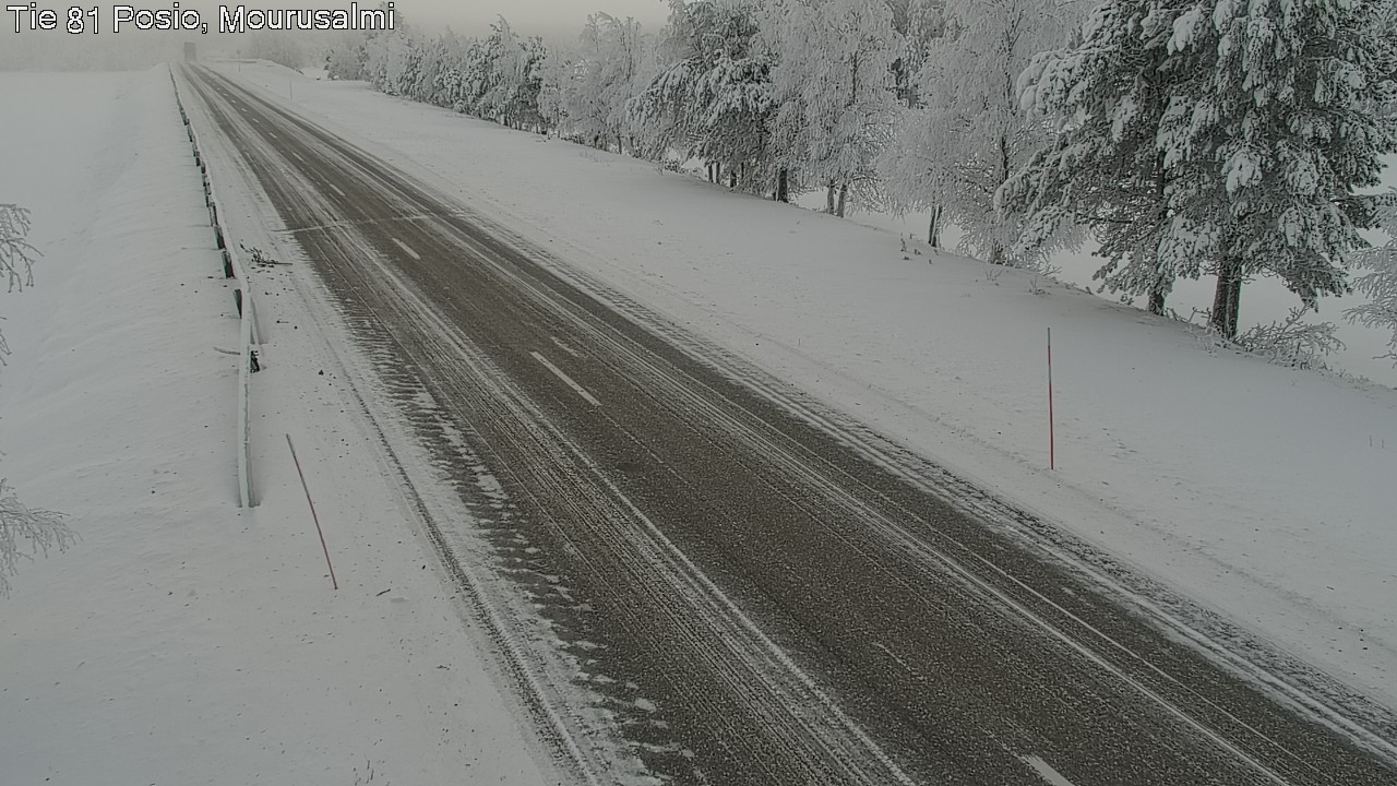 Kelikamerat Kuva Tie 81 Posio, Mourusalmi, Posio, Lappi