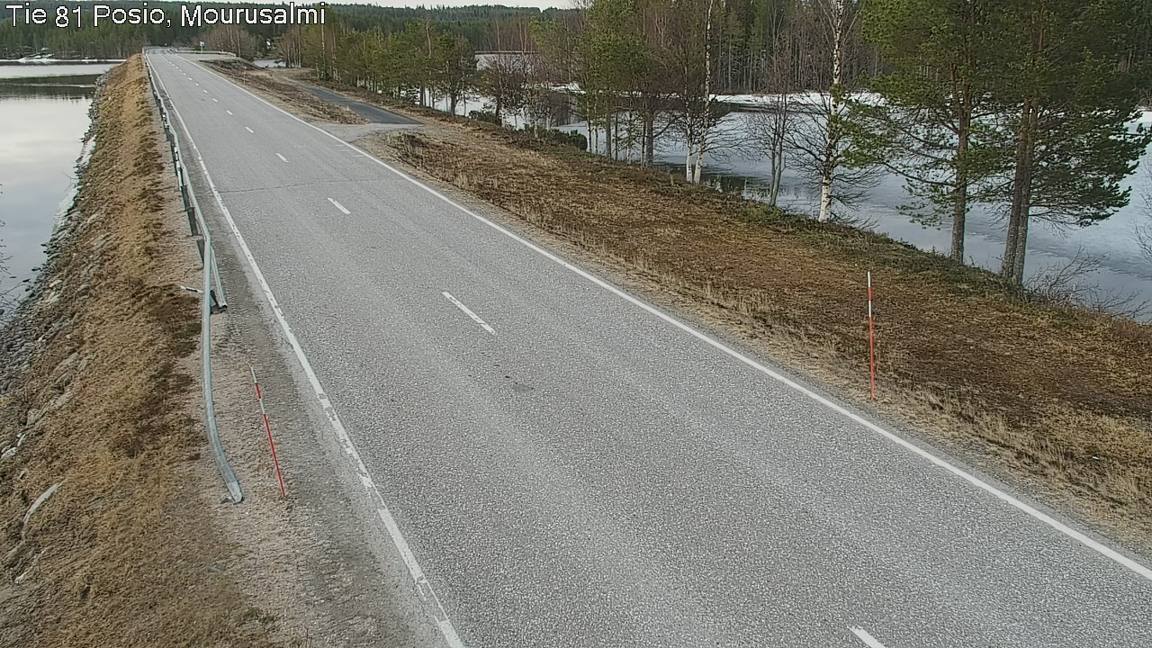 Weather Camera Image Road 81 Posio, Mourusalmi, Posio, Lappi
